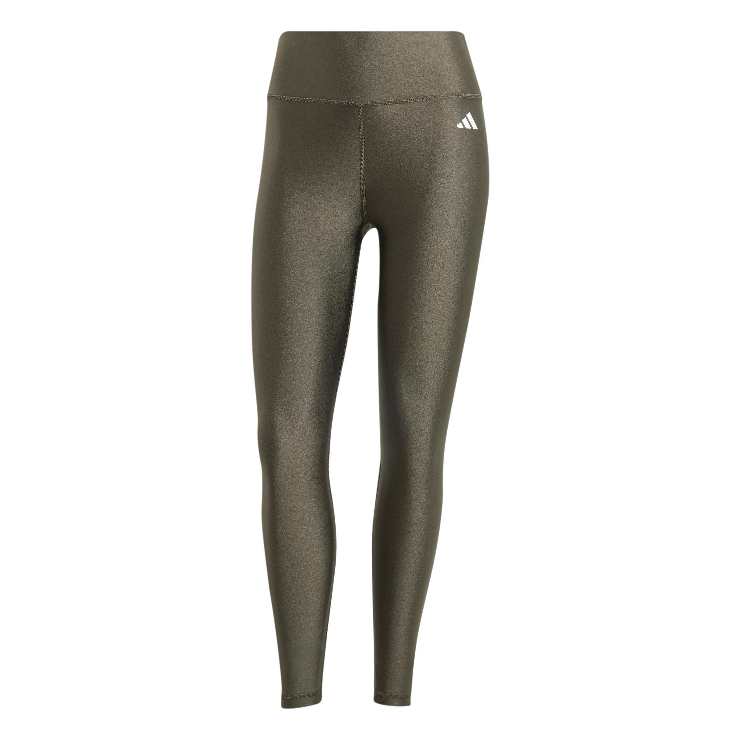 Optime Essentials Shine 7/8 Leggings, Green, , large image number 1