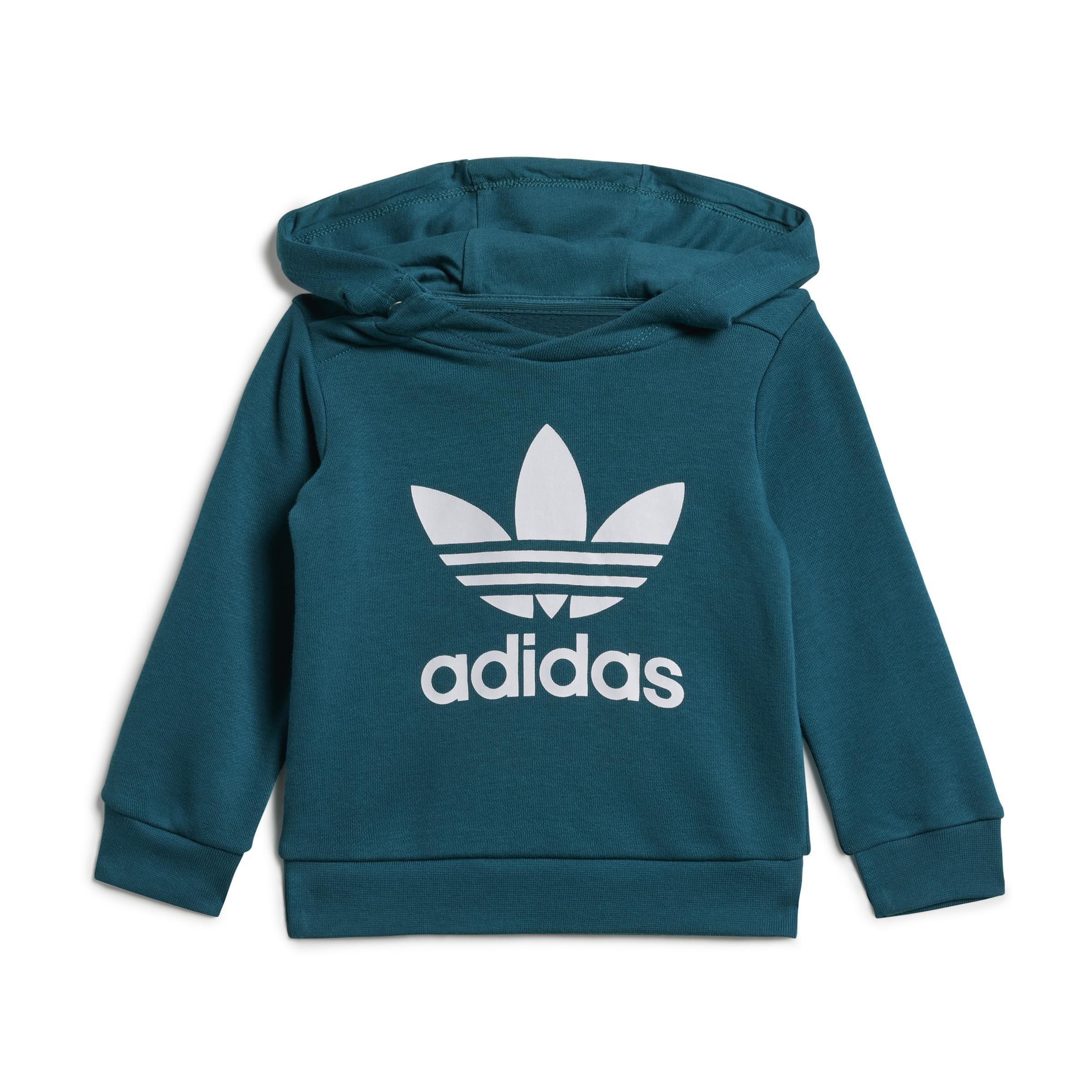Unisex Kids Adicolor Hoodie Set, Turquoise, , large image number 7