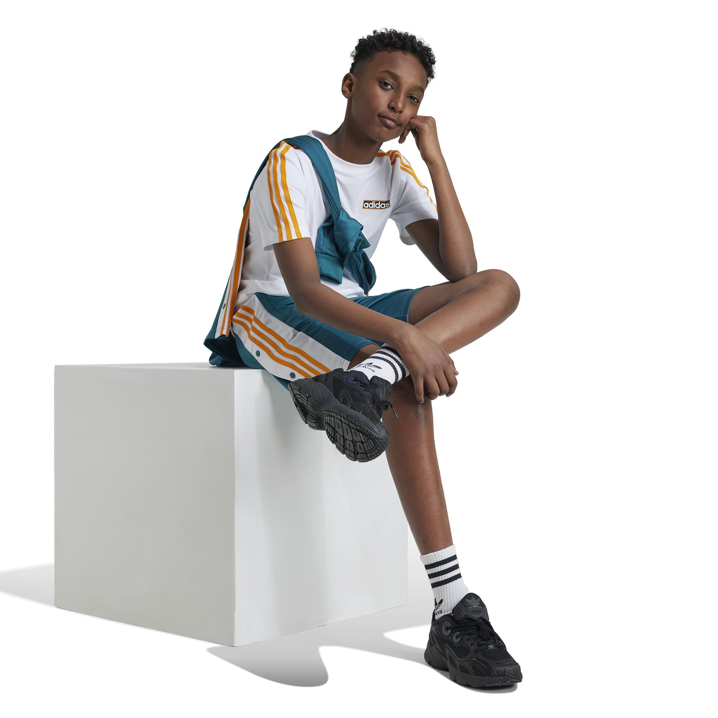 Unisex Kids T-Shirt, White, A901_ONE, large image number 5