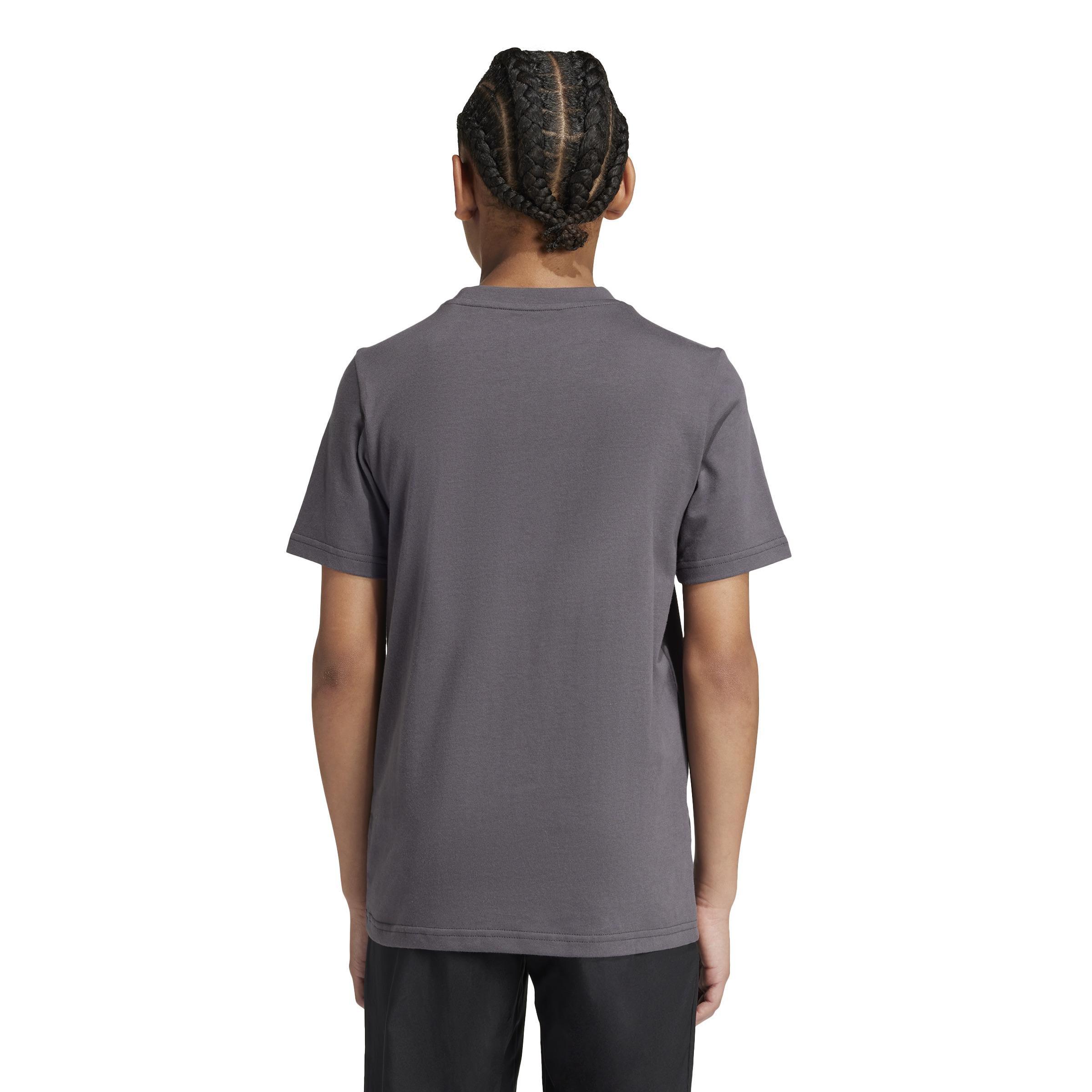 Kids Camo Linear Graphic T-Shirt, Grey, , large image number 3