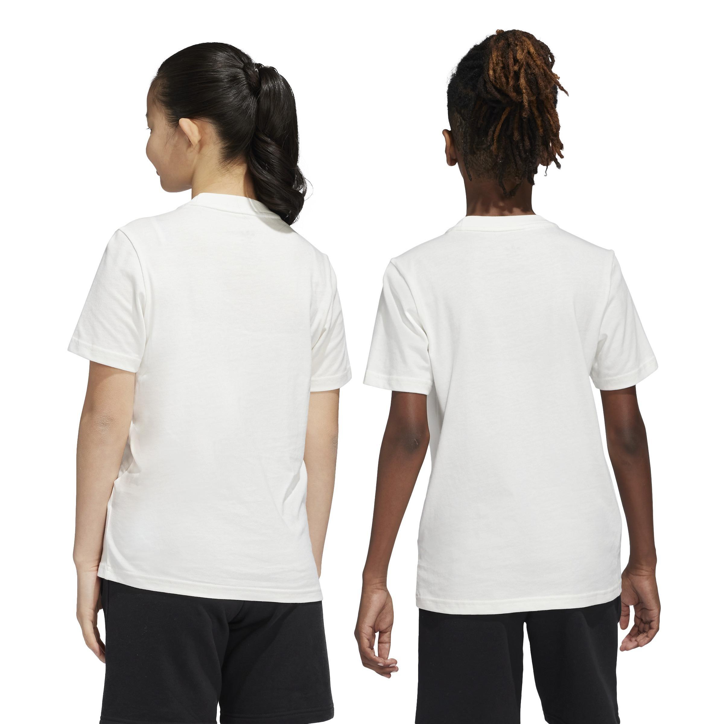 Kids Unisex T-Shirt, White, A901_ONE, large image number 3