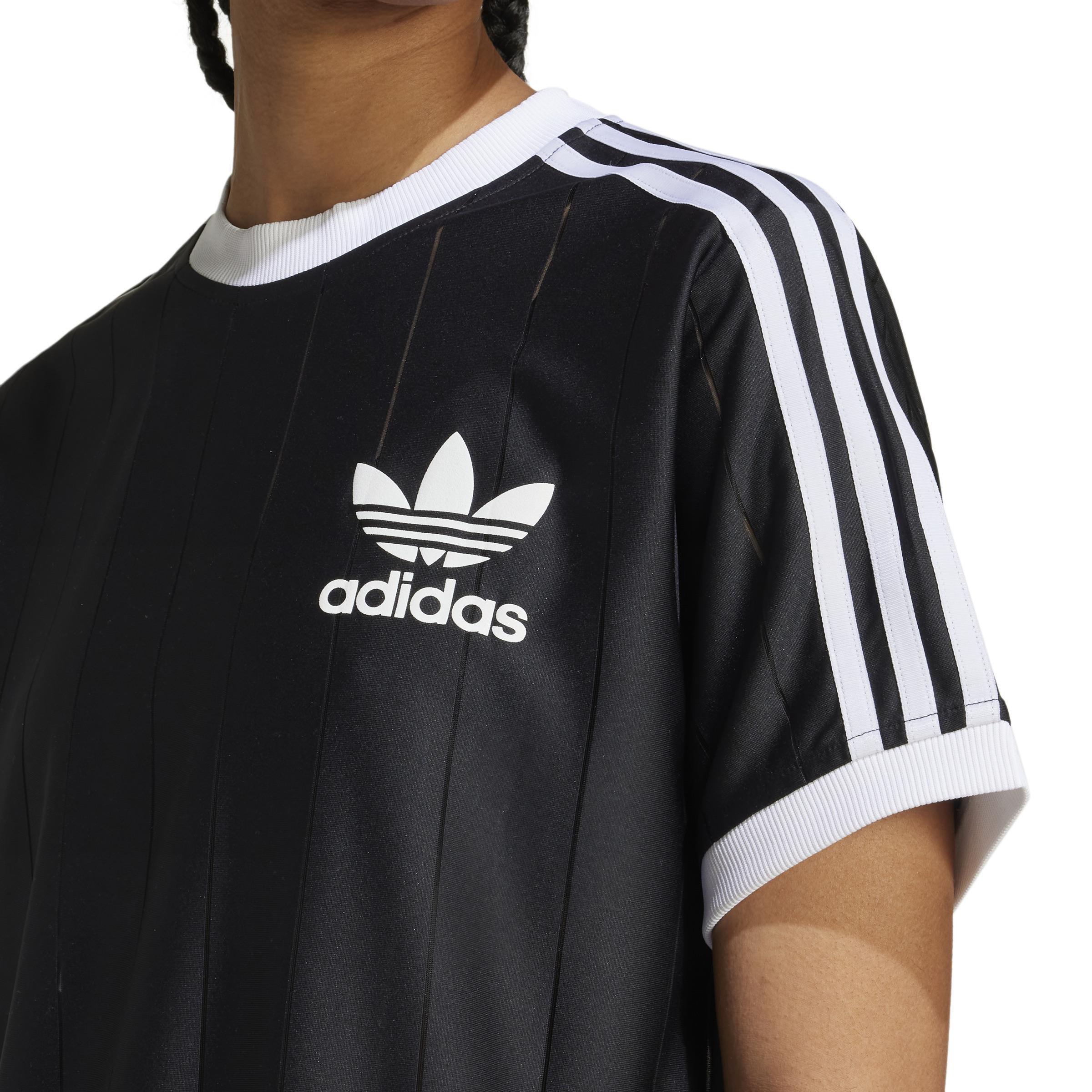 Adicolor 3-Stripes Pinstripe T-Shirt, Black, A901_ONE, large image number 5