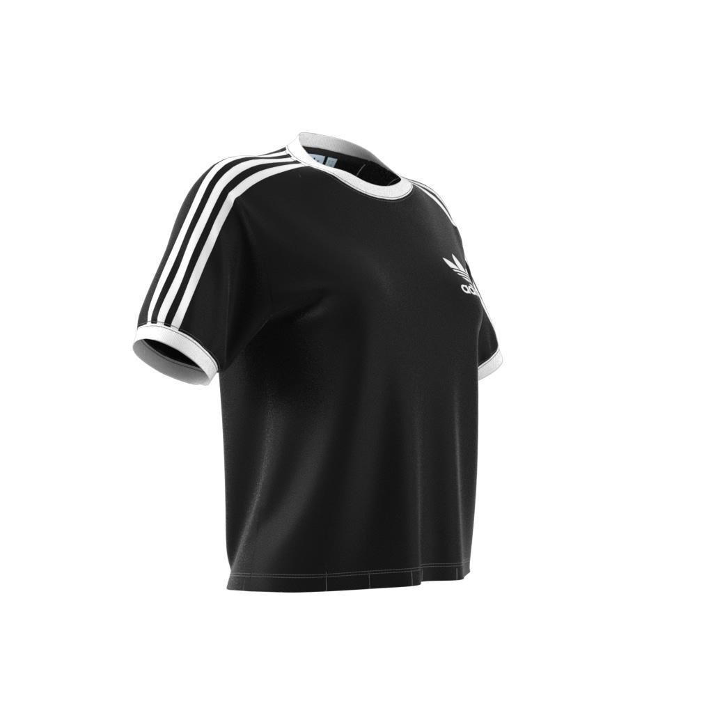 Adicolor 3-Stripes Pinstripe T-Shirt, Black, A901_ONE, large image number 6