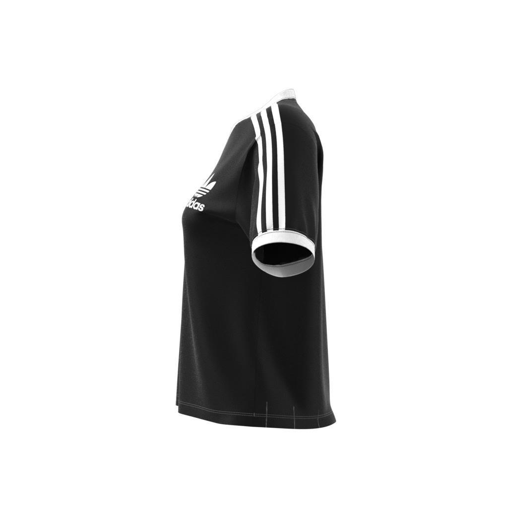 Adicolor 3-Stripes Pinstripe T-Shirt, Black, A901_ONE, large image number 7