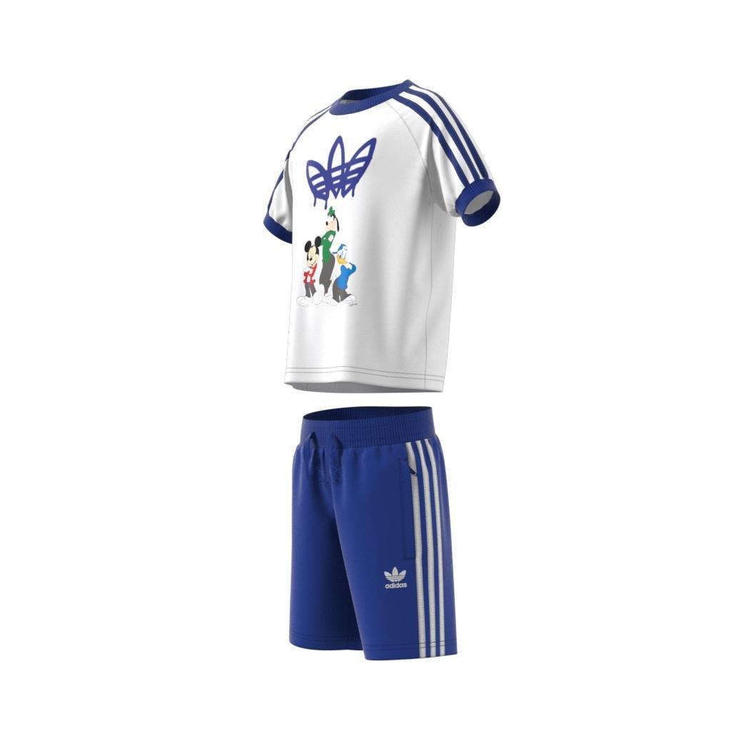Unisex Kids Disney Mickey Mouse Shorts Tee Set, White, A901_ONE, large image number 12