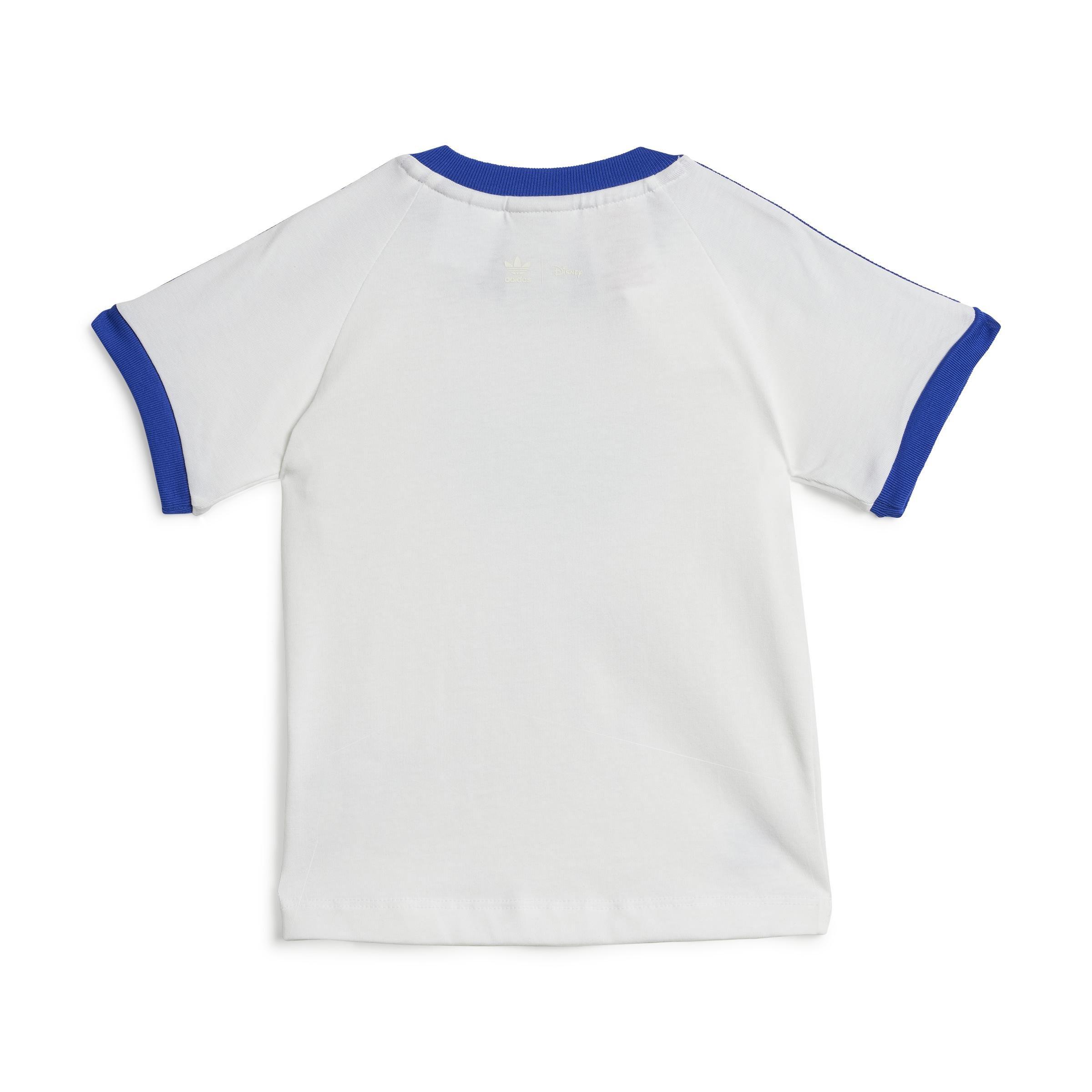 Unisex Kids Disney Mickey Mouse Shorts Tee Set, White, A901_ONE, large image number 3