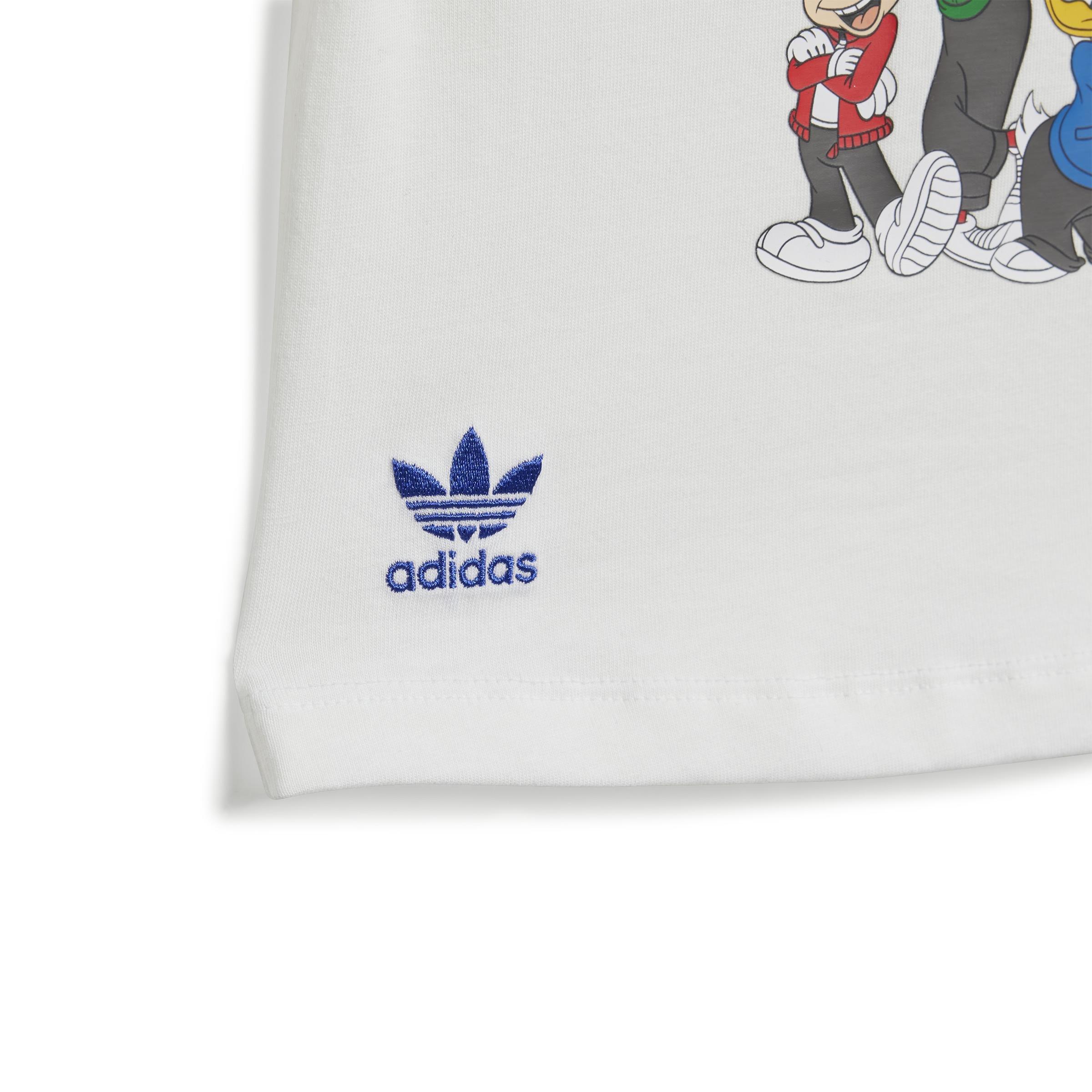 Unisex Kids Disney Mickey Mouse Shorts Tee Set, White, A901_ONE, large image number 4