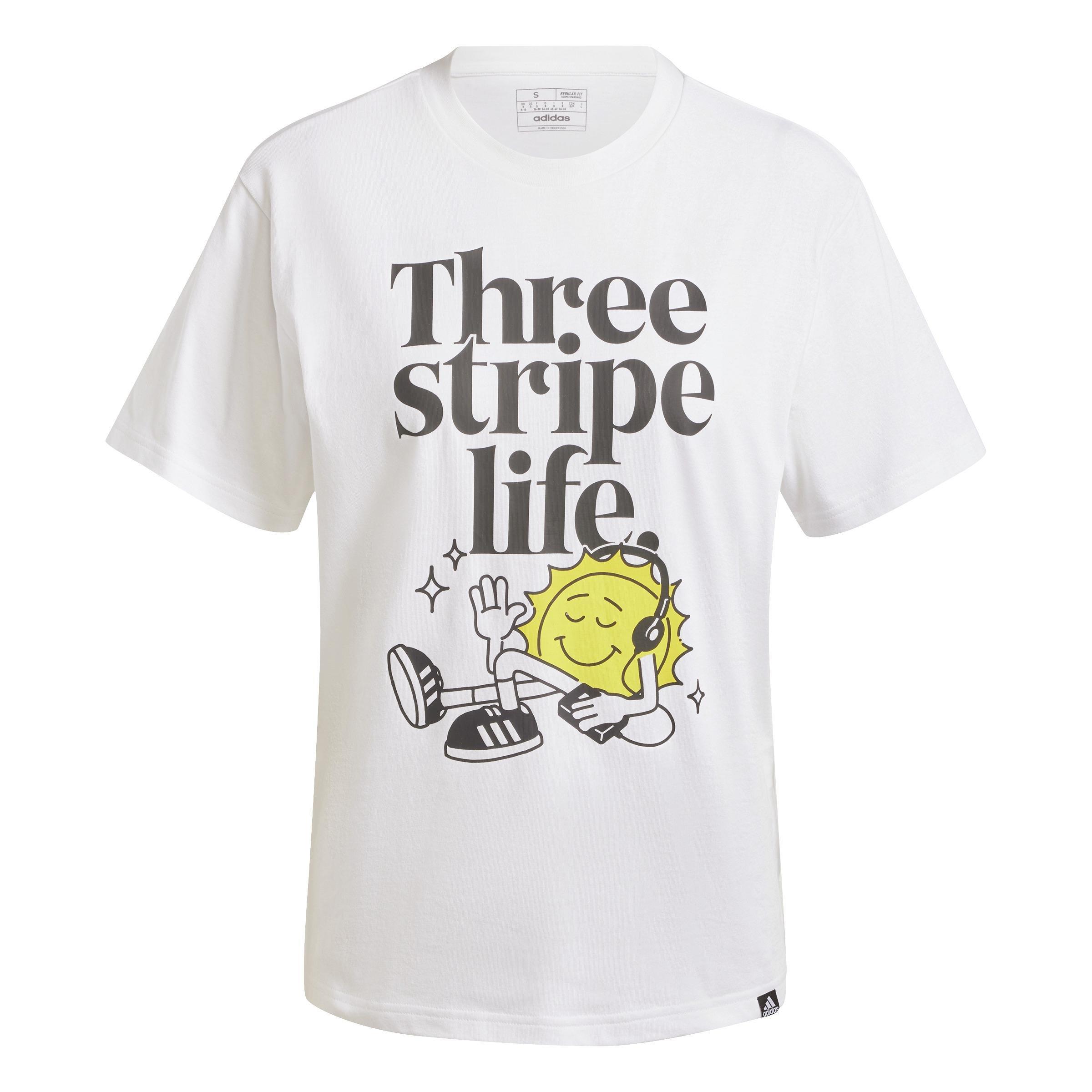 Positivity Graphic T-Shirt, White, A901_ONE, large image number 0