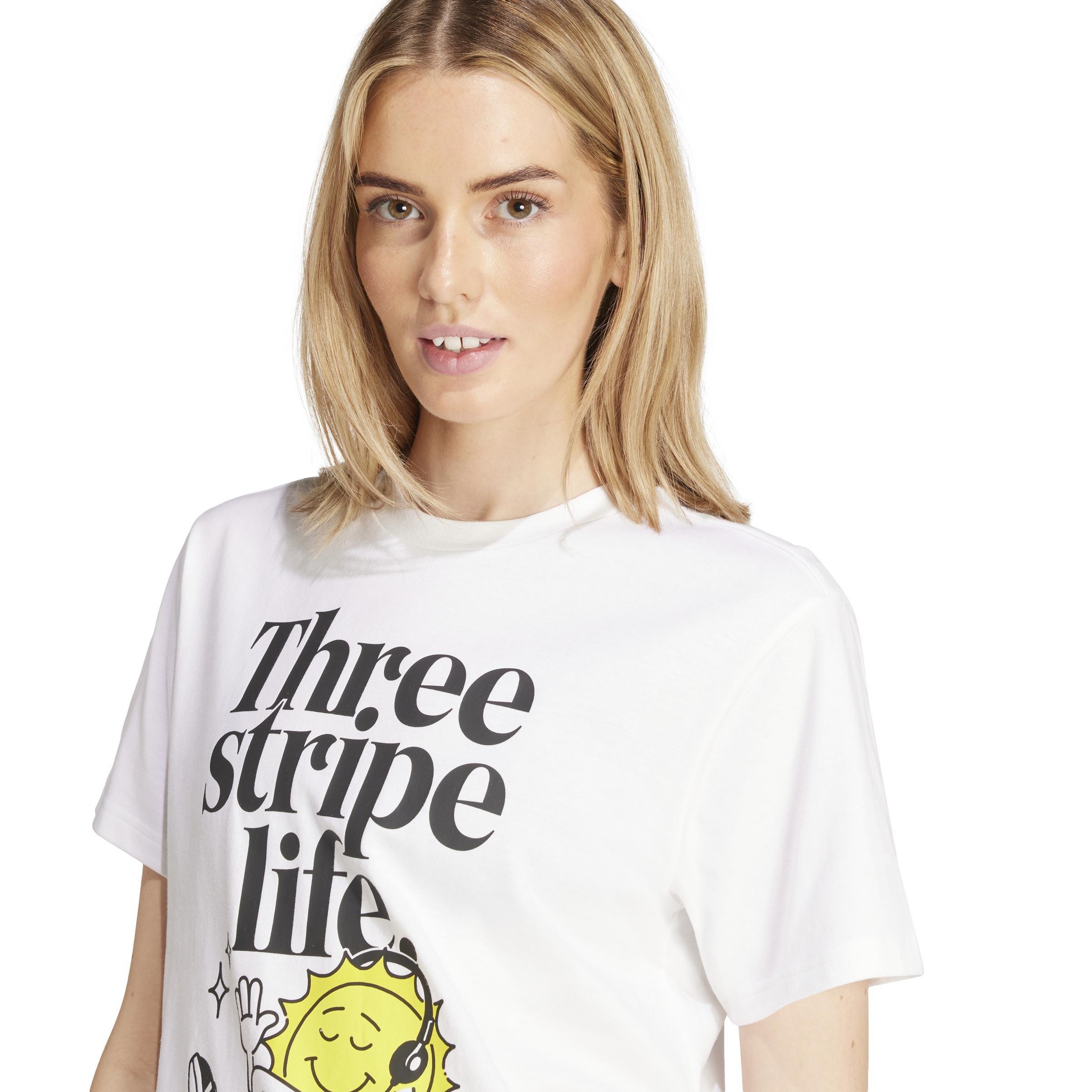 Positivity Graphic T-Shirt, White, A901_ONE, large image number 4