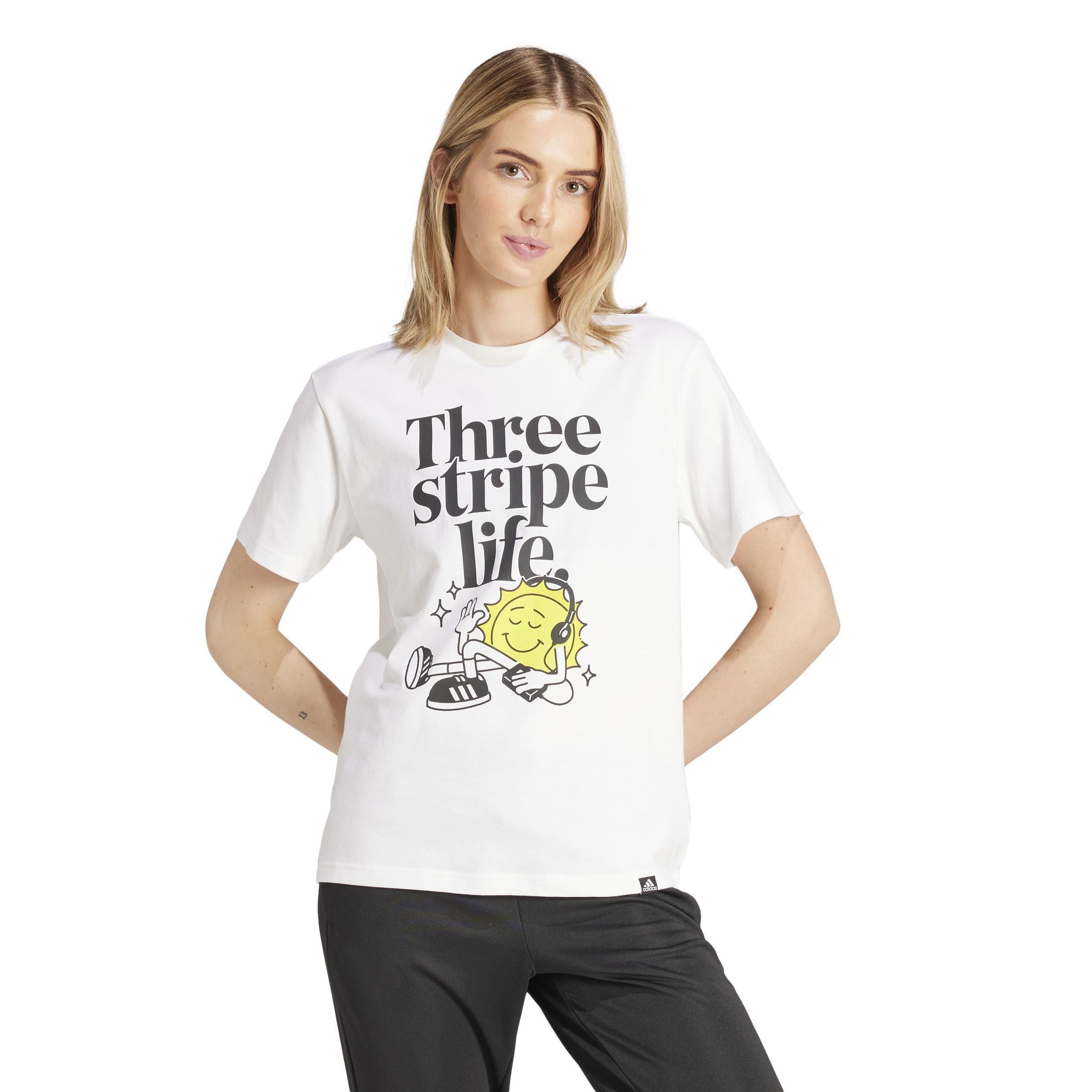 Positivity Graphic T-Shirt, White, A901_ONE, large image number 14