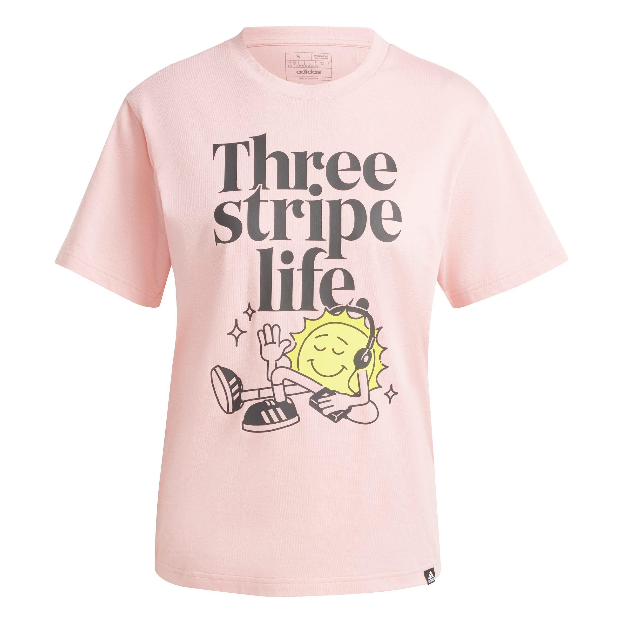 Positivity Graphic T-Shirt, Pink, A901_ONE, medium