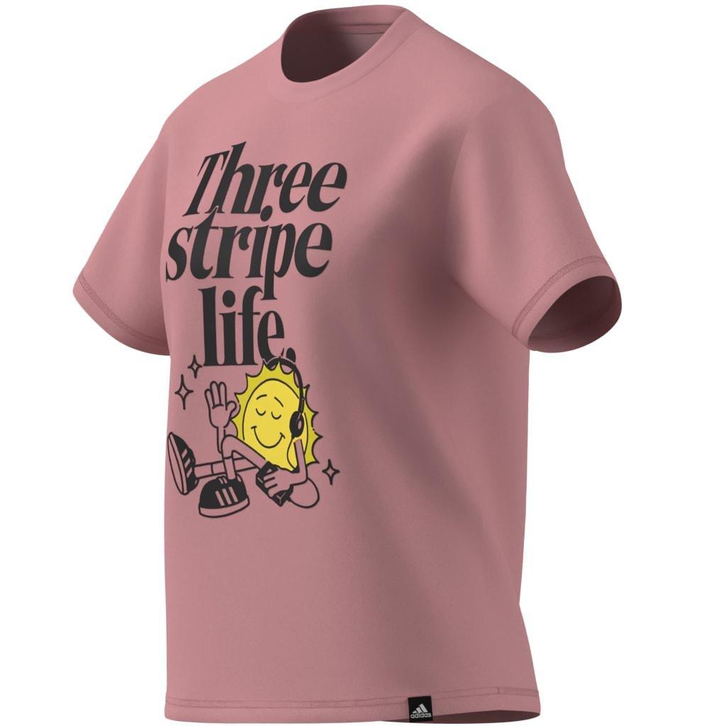 Positivity Graphic T-Shirt, Pink, A901_ONE, large image number 9