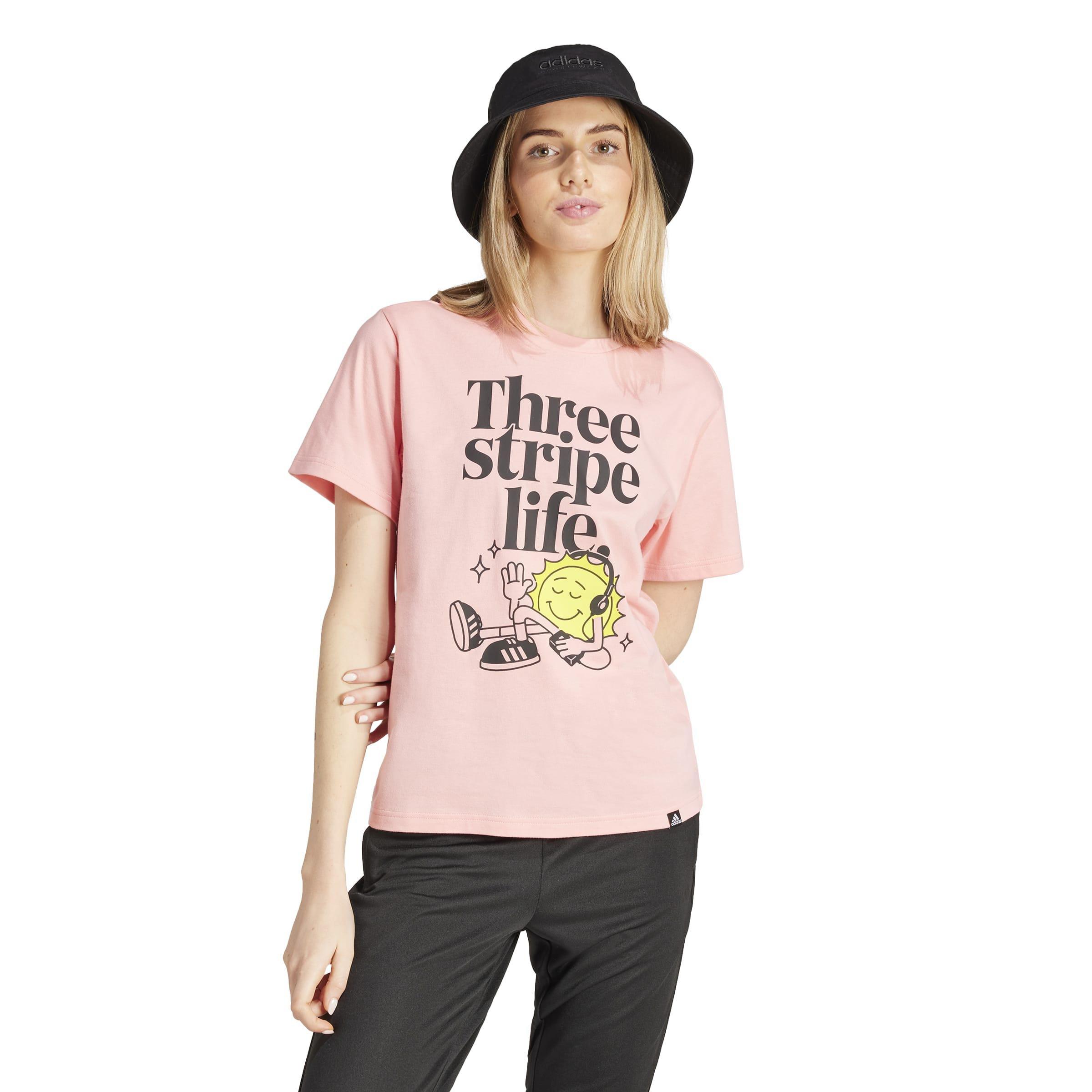 Positivity Graphic T-Shirt, Pink, A901_ONE, large image number 14