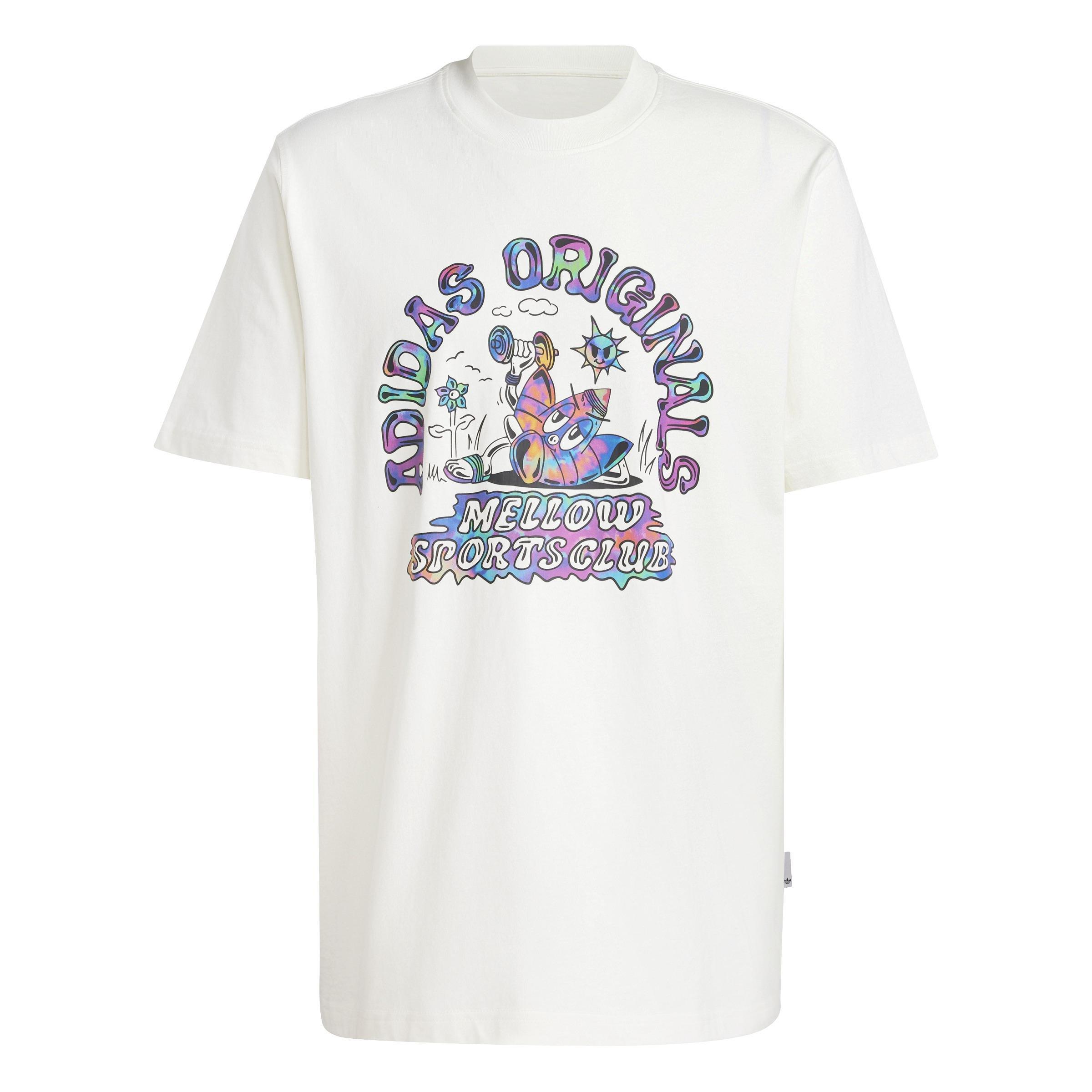 Tie-Dyed Short Sleeve T-Shirt, White, A901_ONE, large image number 1