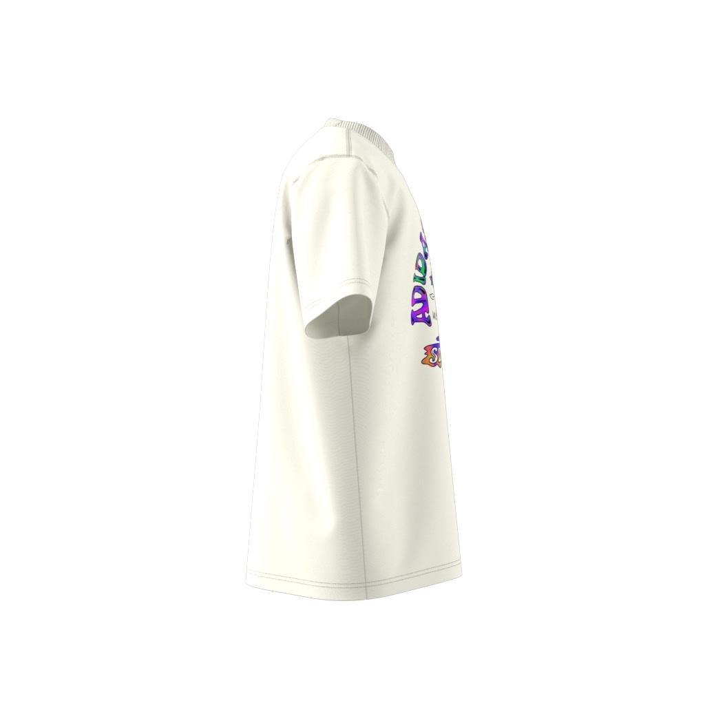 Tie-Dyed Short Sleeve T-Shirt, White, A901_ONE, large image number 7