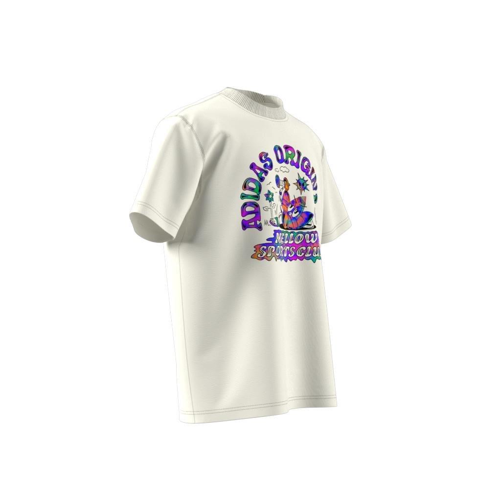 Tie-Dyed Short Sleeve T-Shirt, White, A901_ONE, large image number 10