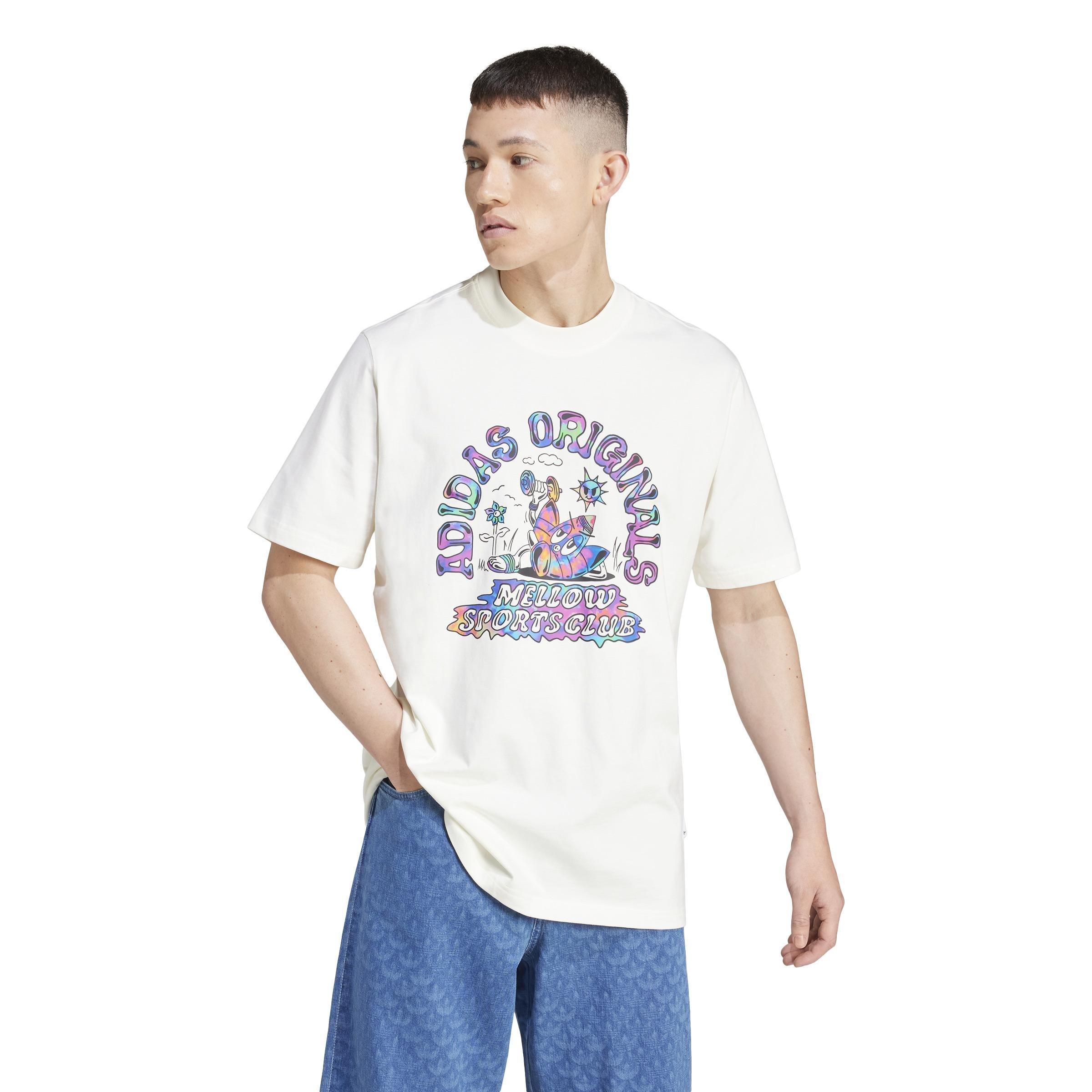 Tie-Dyed Short Sleeve T-Shirt, White, A901_ONE, large image number 13