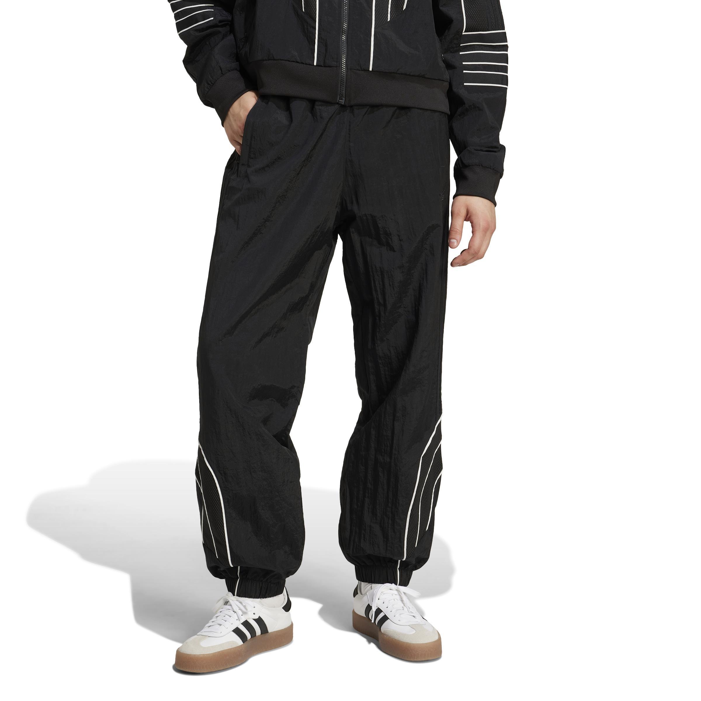 Q4 Atlanta Stone Track Tracksuit Bottoms, Black, A901_ONE, large image number 10