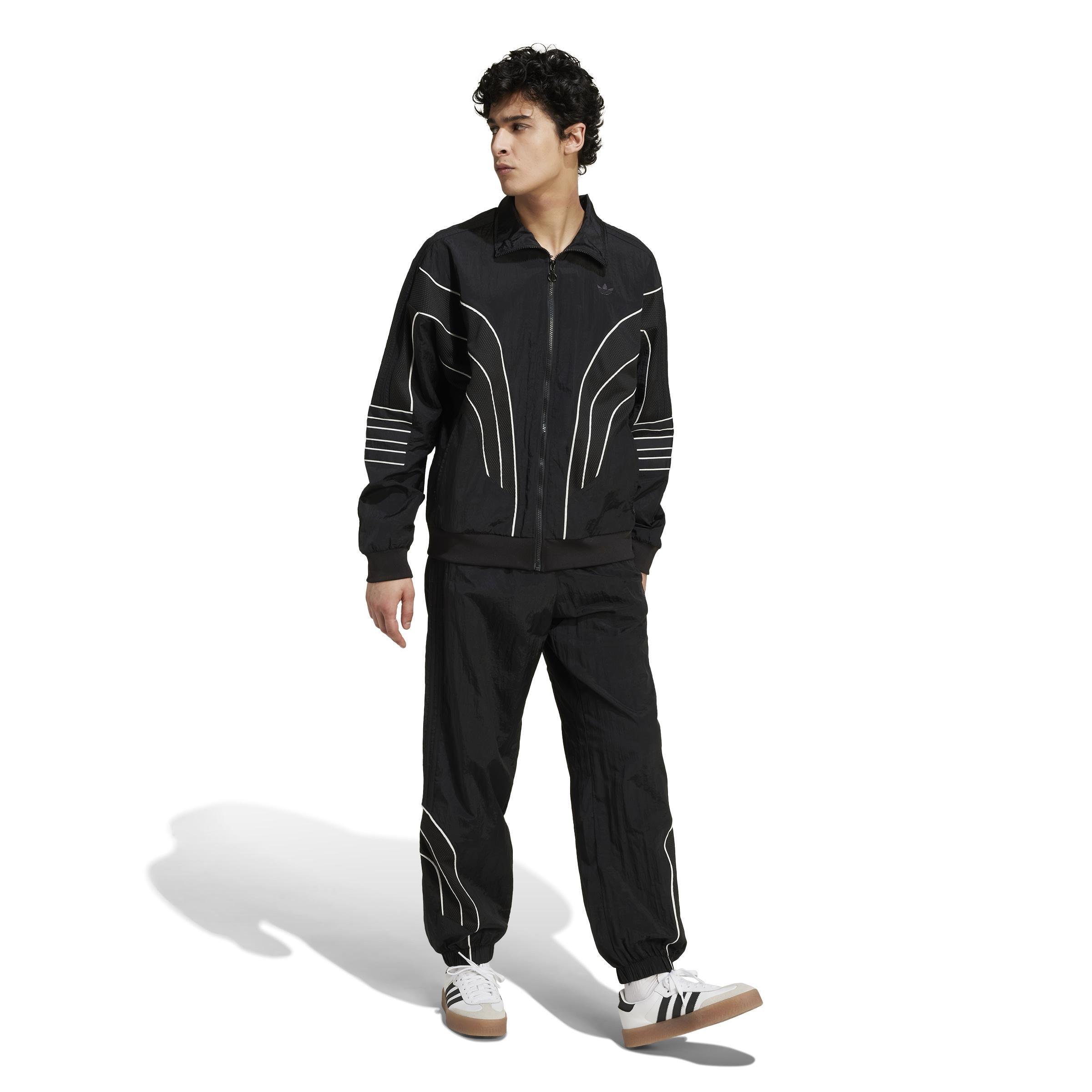 Q4 Atlanta Stone Track Tracksuit Bottoms, Black, A901_ONE, large image number 11