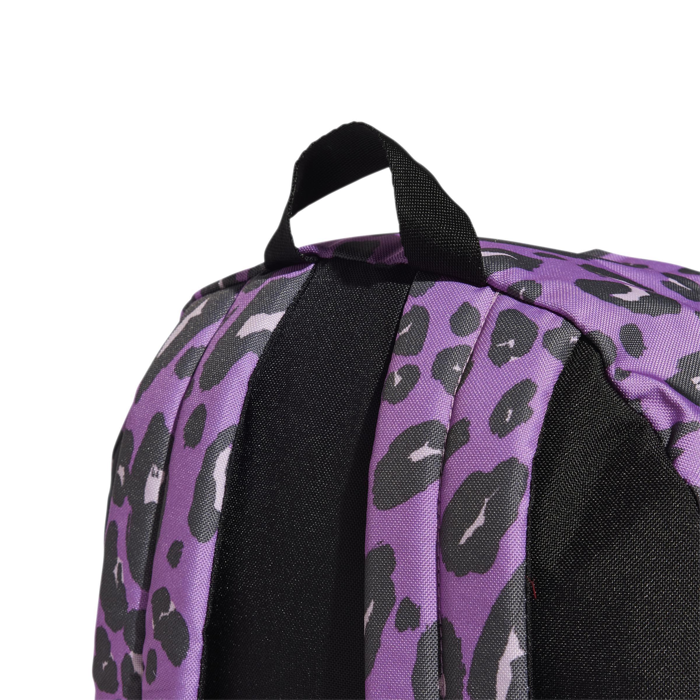 Animal Print Classic Backpack, Purple, A901_ONE, large image number 4