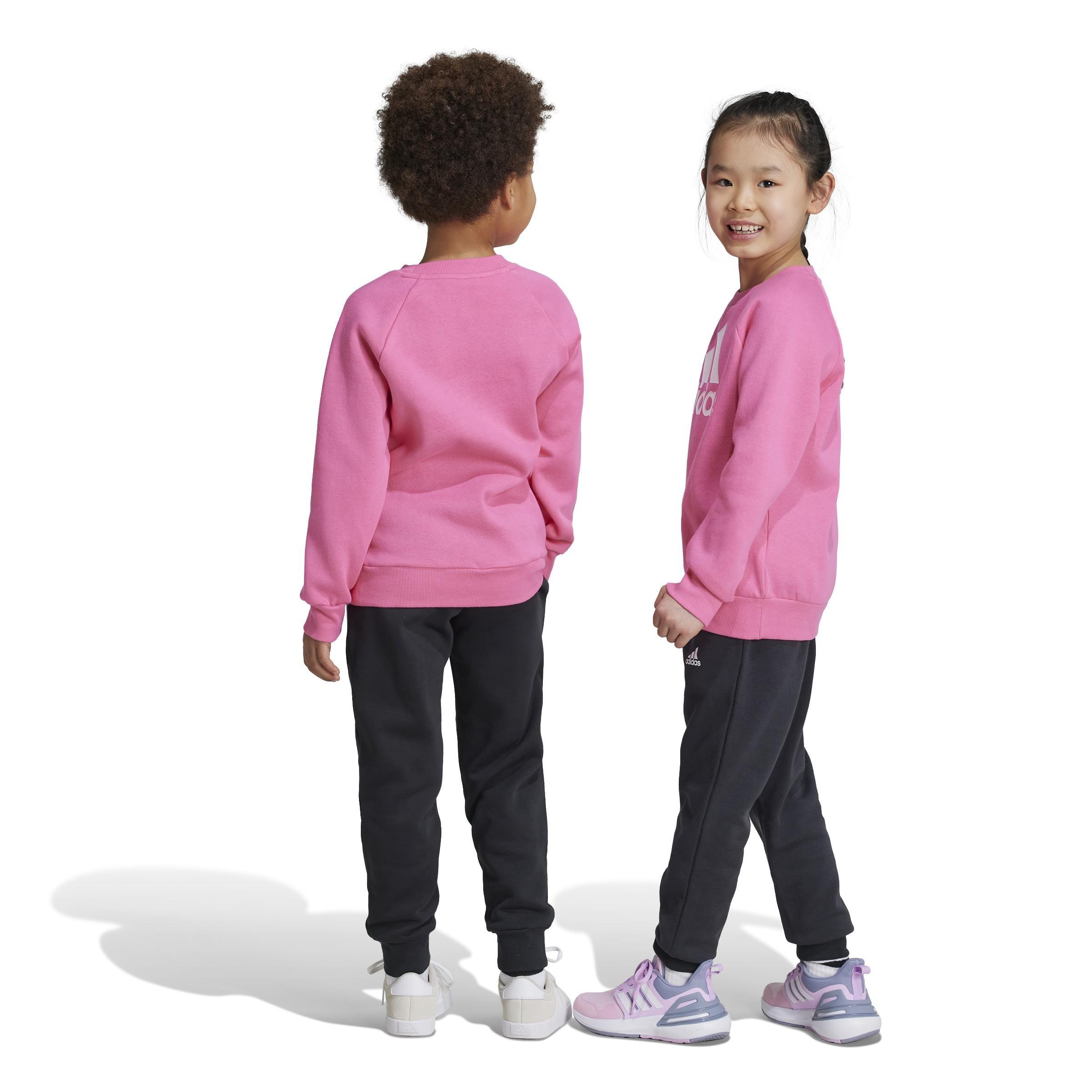 Unisex Kids Essentials Logo Fleece Jogger Set, Pink, A901_ONE, large image number 1