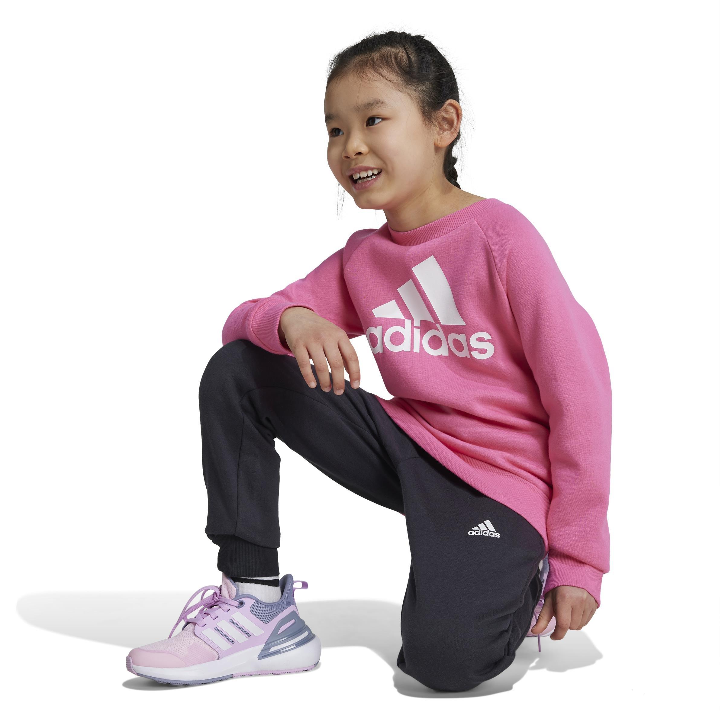 Unisex Kids Essentials Logo Fleece Jogger Set, Pink, A901_ONE, large image number 4