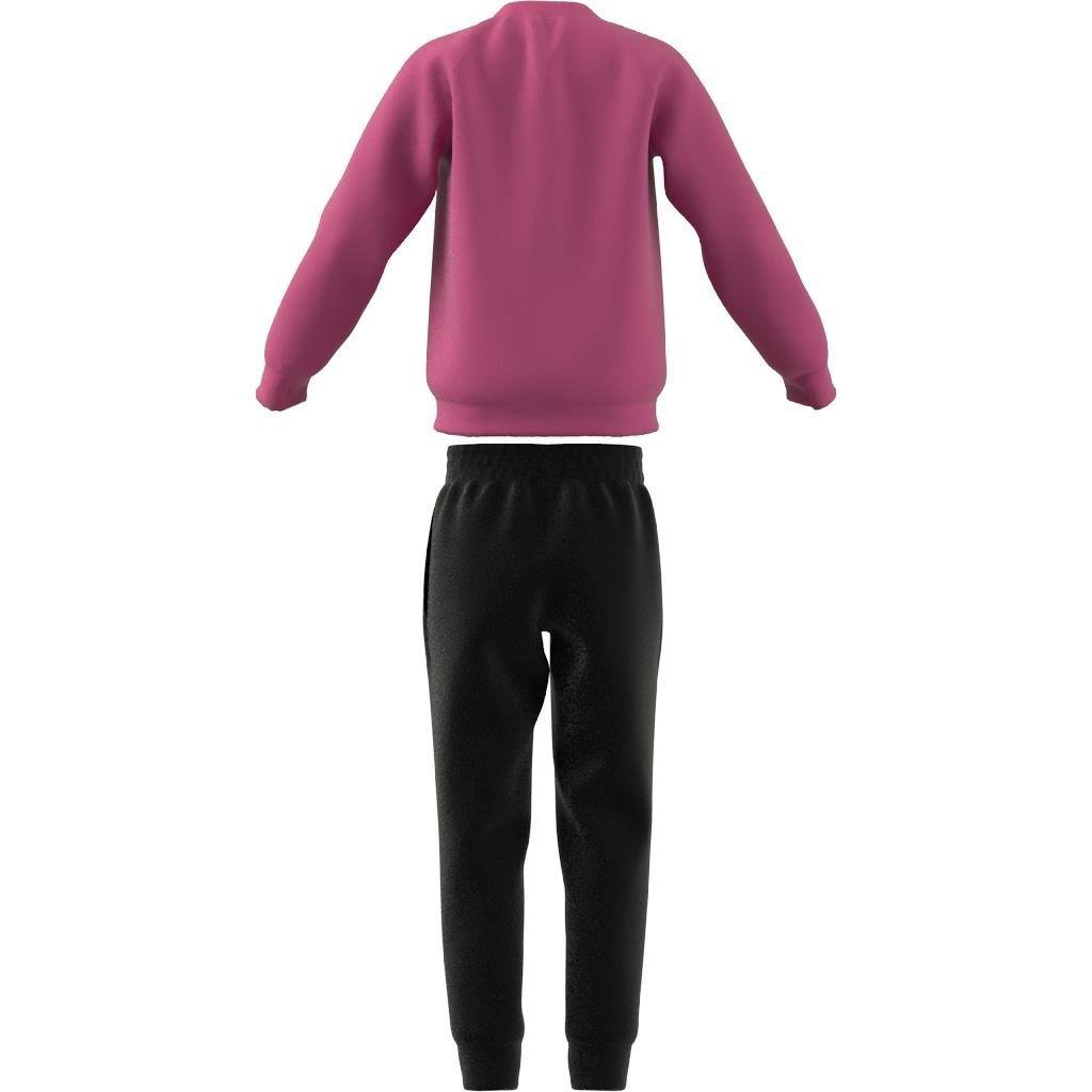 Unisex Kids Essentials Logo Fleece Jogger Set, Pink, A901_ONE, large image number 9