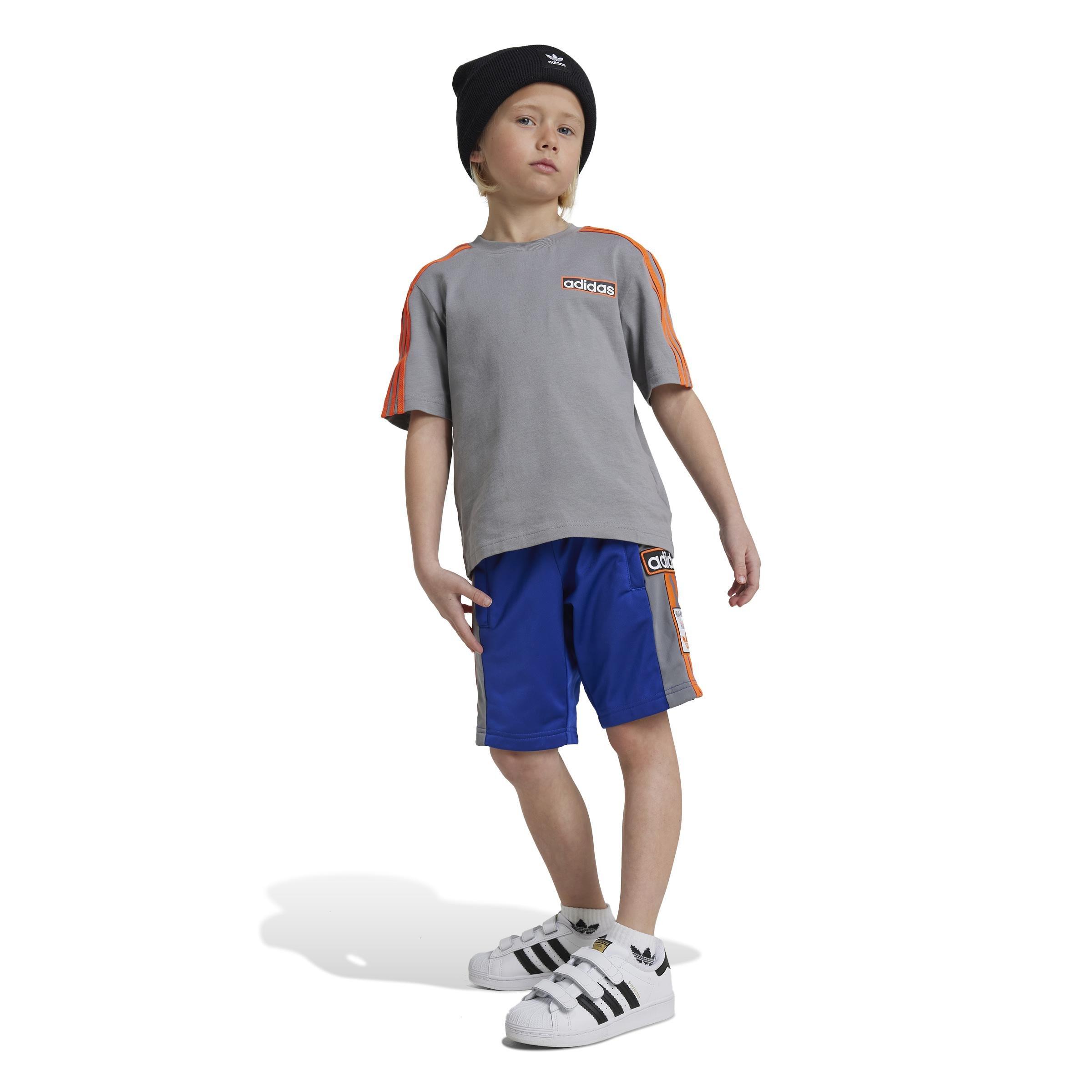 Unisex Kids Shorts Tee Set, Grey, , large image number 7