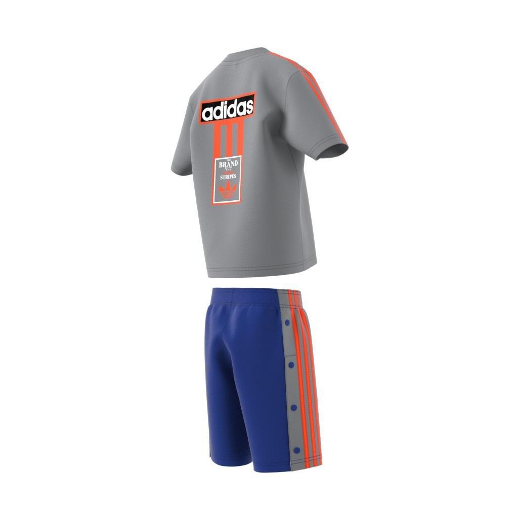Unisex Kids Shorts Tee Set, Grey, , large image number 9