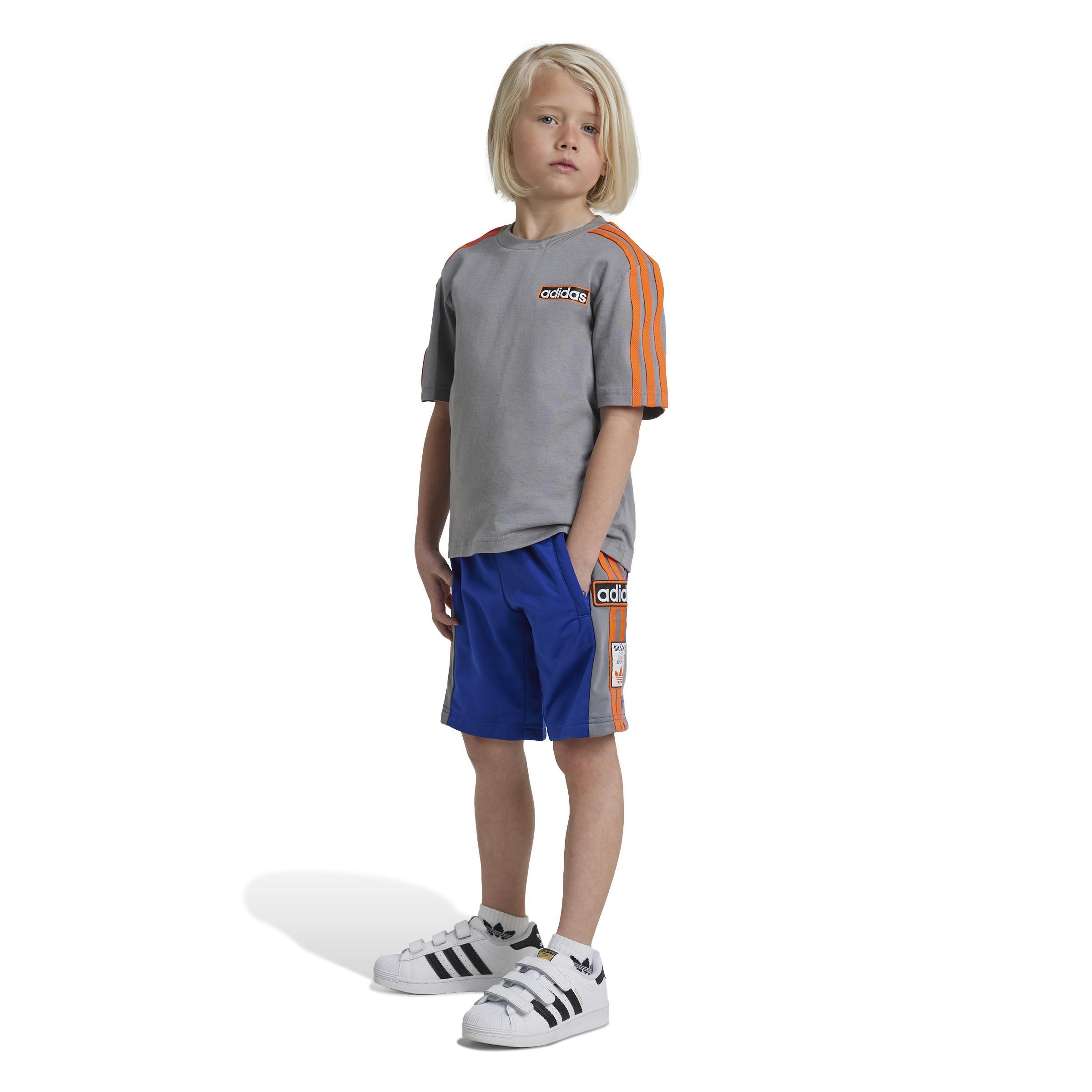 Unisex Kids Shorts Tee Set, Grey, , large image number 14
