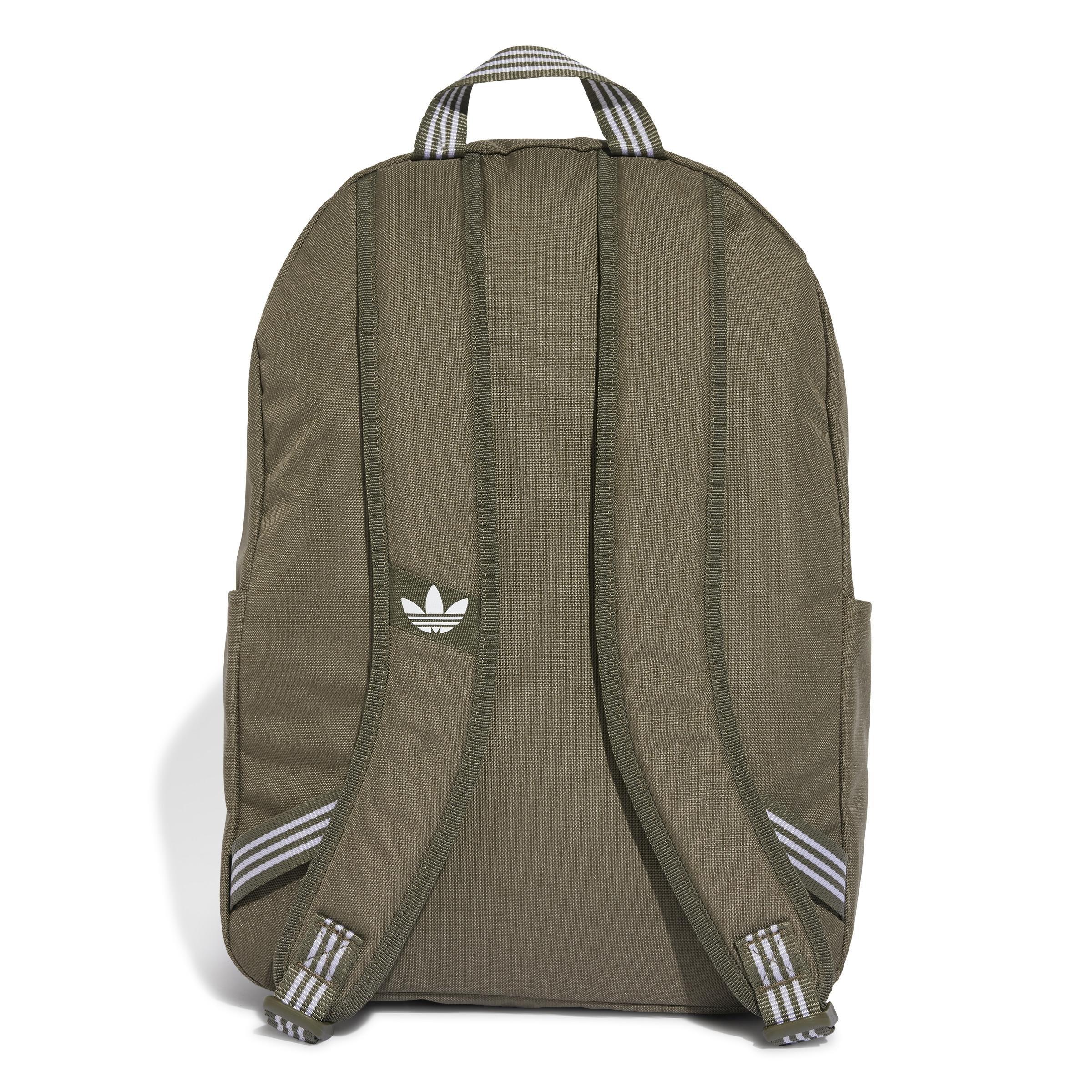 Unisex Adicolor Backpack, Green, A901_ONE, large image number 2