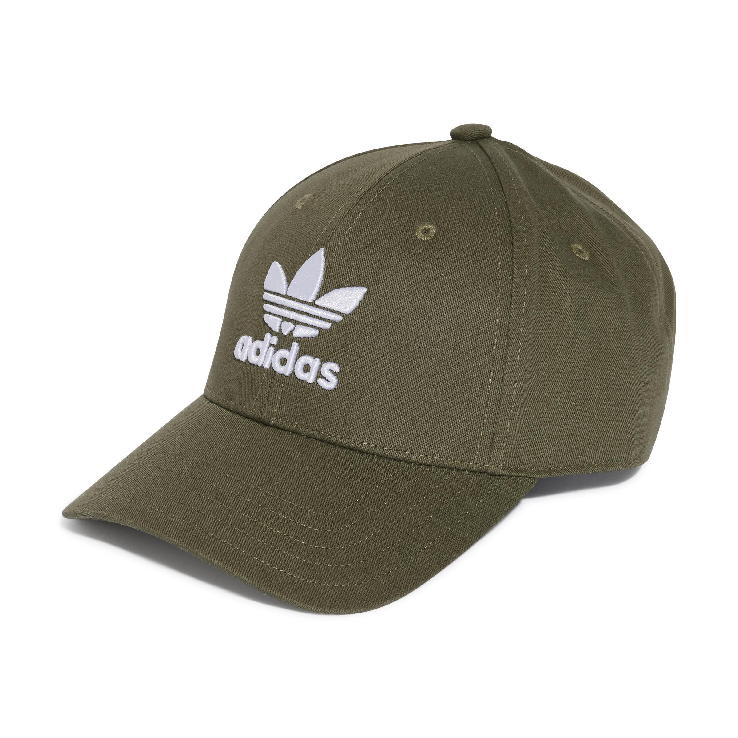Unisex Trefoil Baseball Cap, Green, A901_ONE, large image number 0