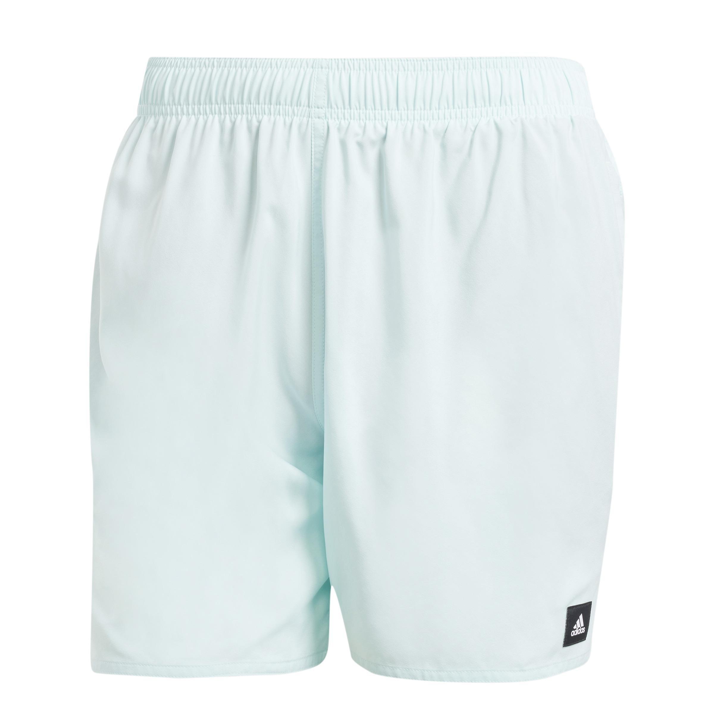 Solid Clx Short-Length Swim Shorts, Green, , large image number 0