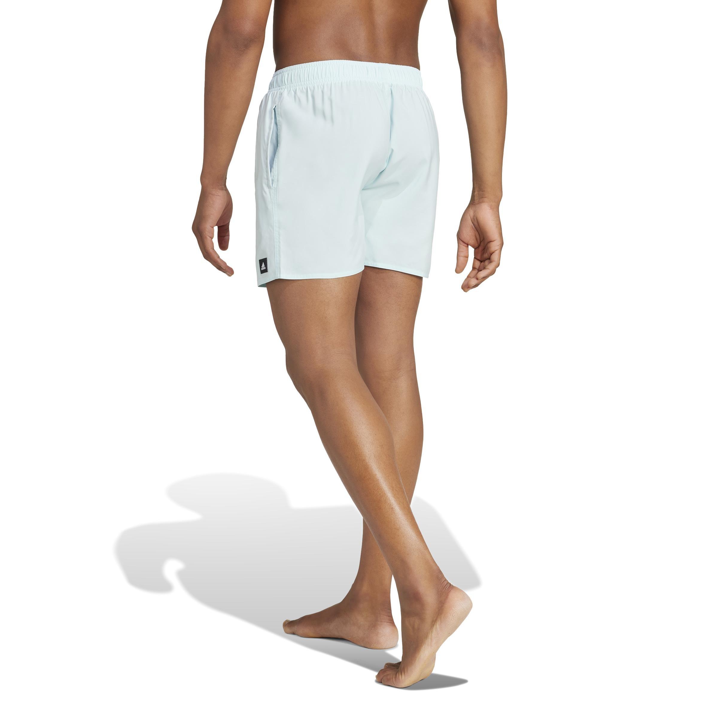Solid Clx Short-Length Swim Shorts, Green, , large image number 2