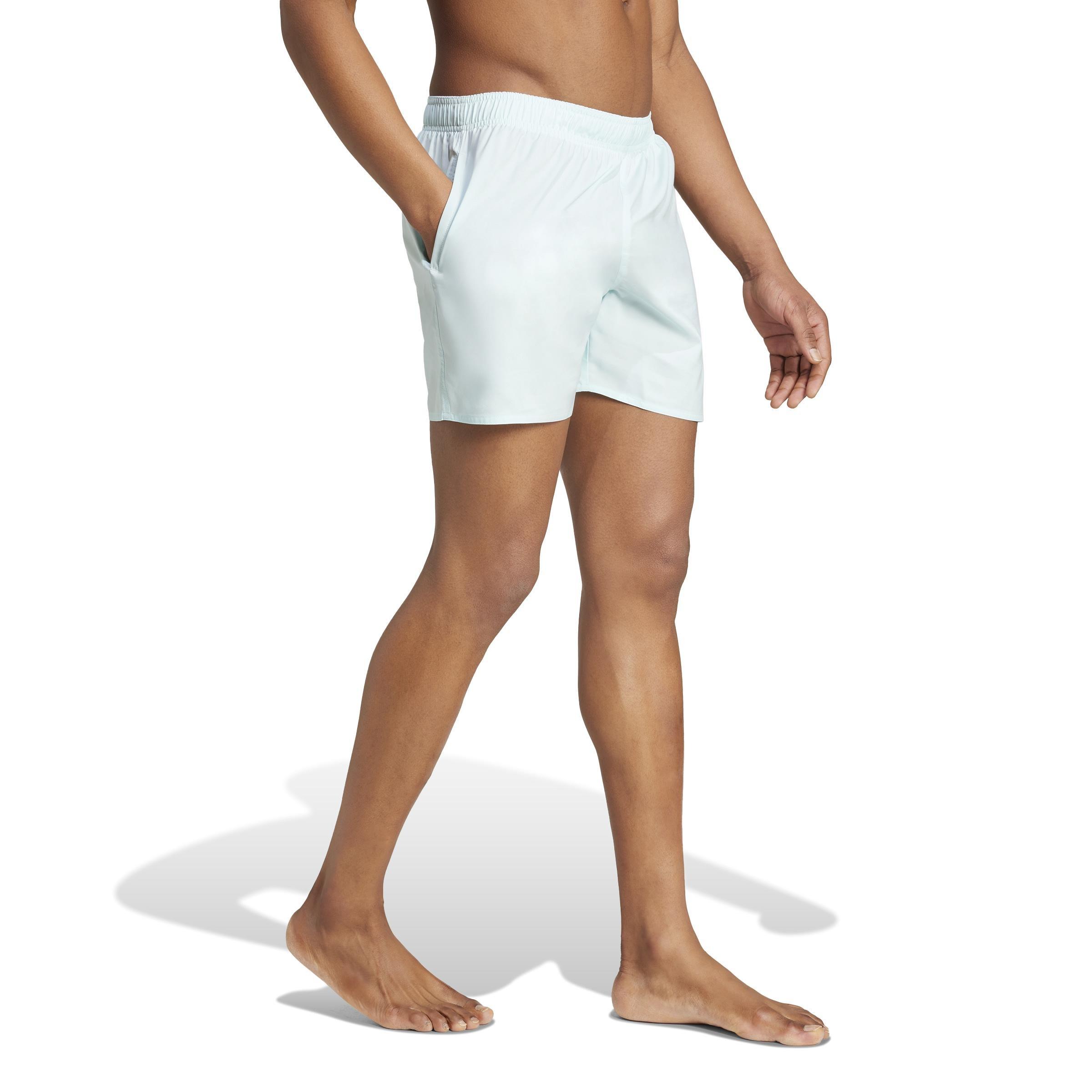 Solid Clx Short-Length Swim Shorts, Green, A901_ONE, large image number 7