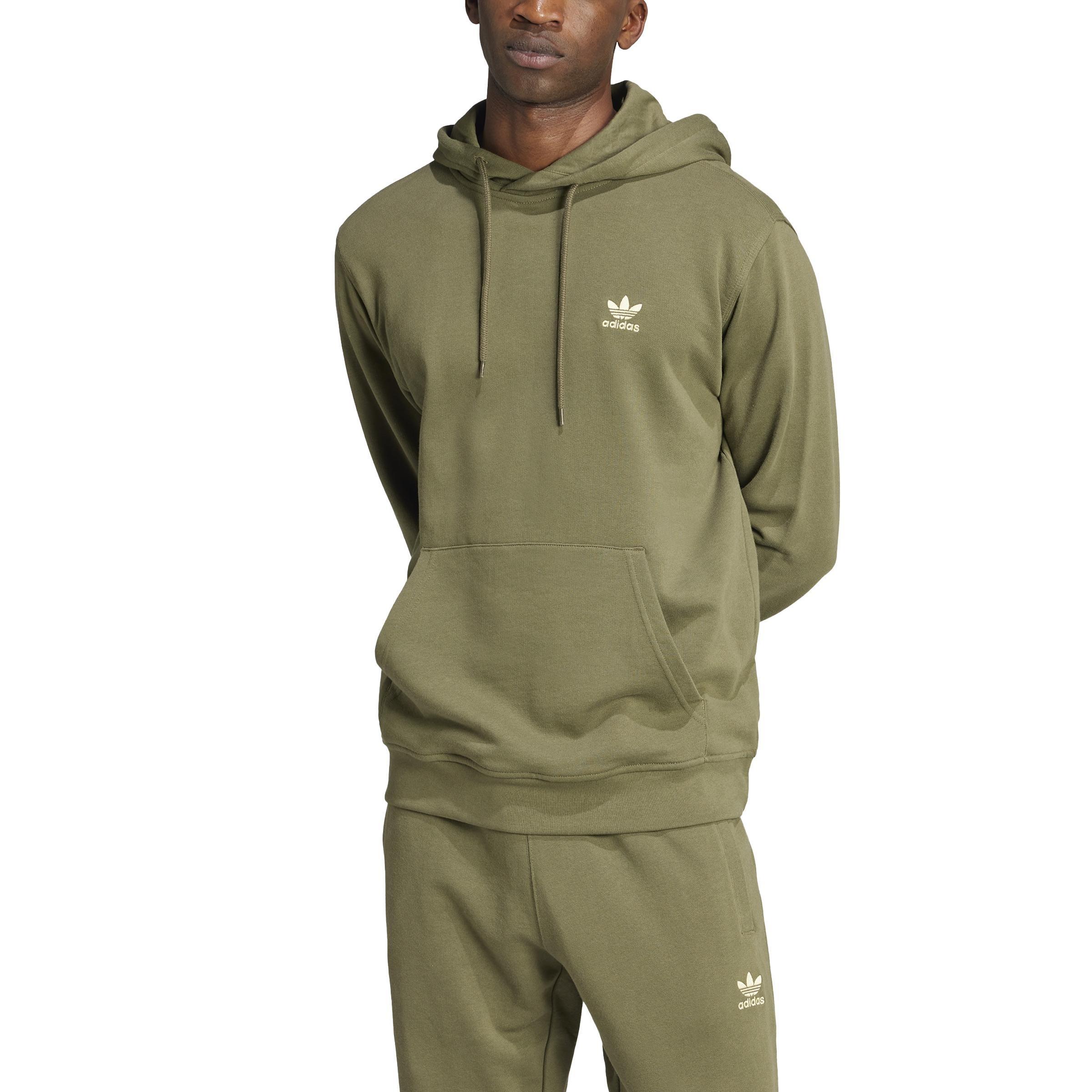Trefoil Essentials Hoodie, Green, A901_ONE, large image number 2