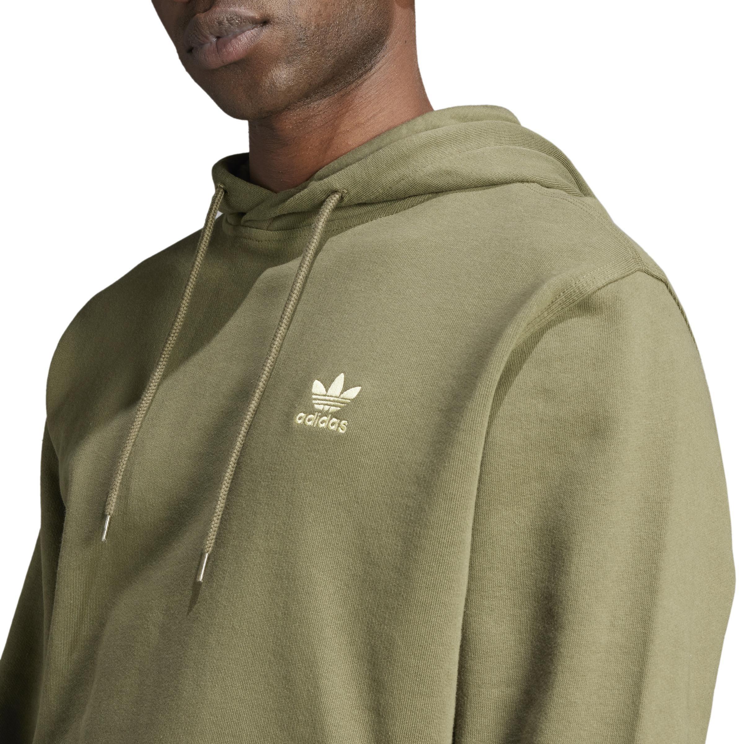 Trefoil Essentials Hoodie, Green, A901_ONE, large image number 4