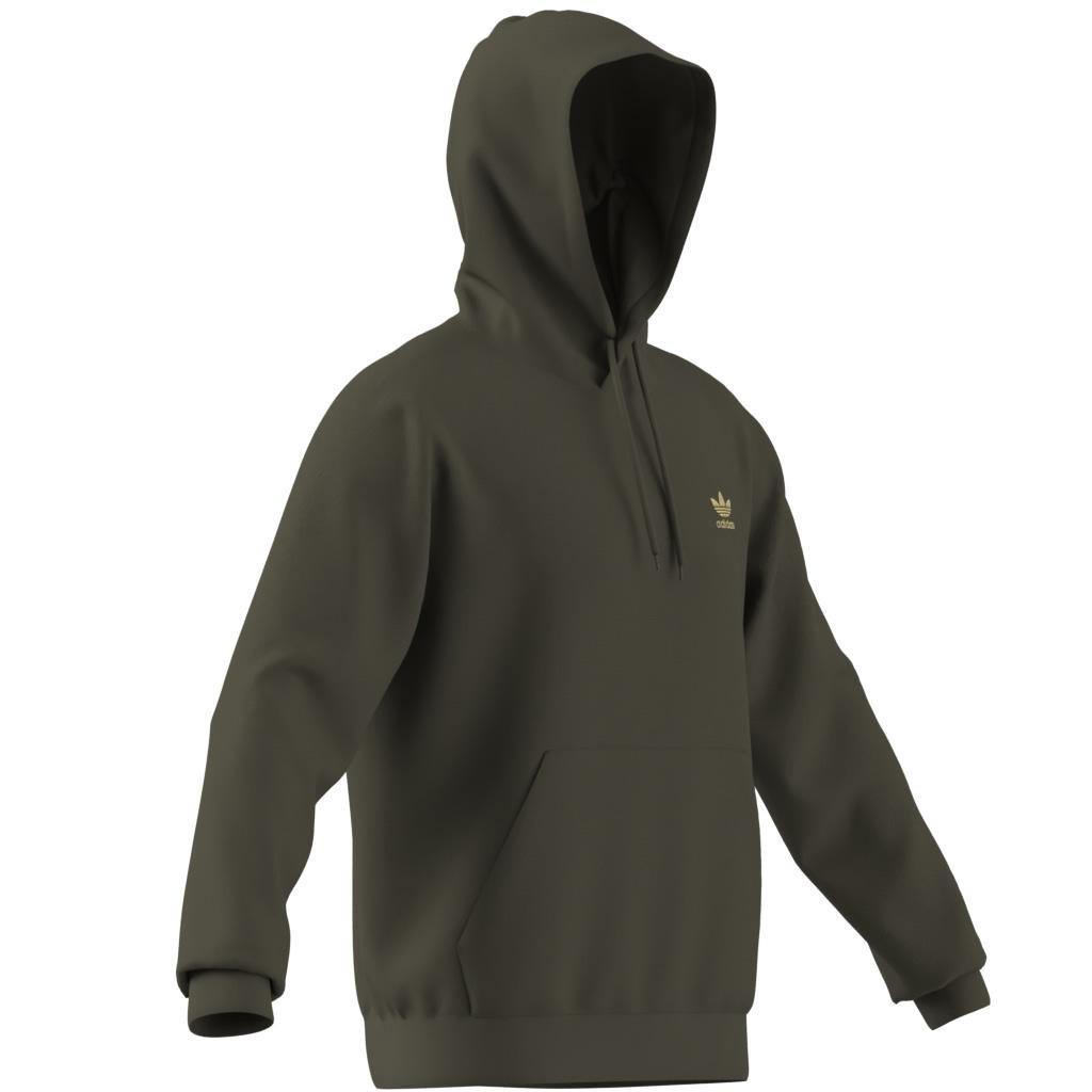 Trefoil Essentials Hoodie, Green, , large image number 6