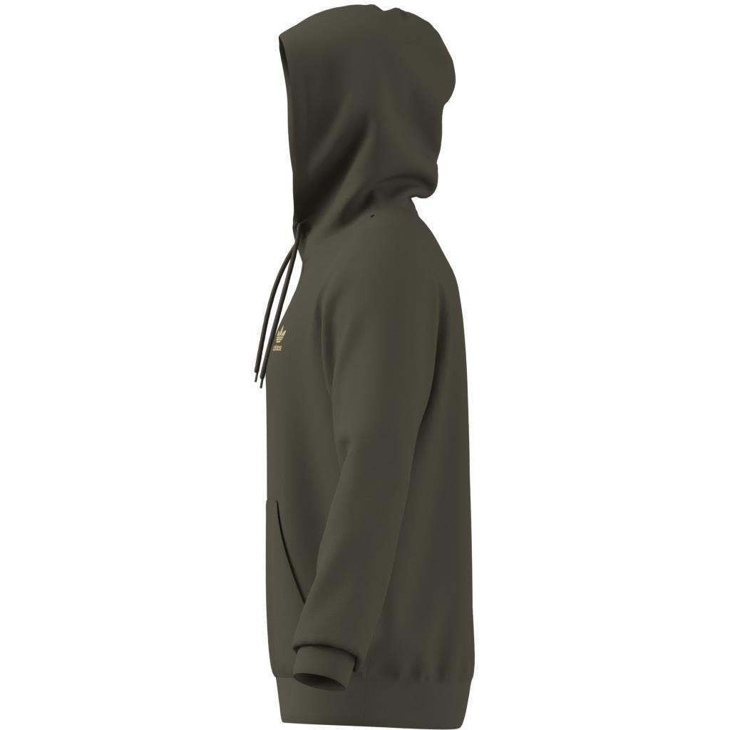 Trefoil Essentials Hoodie, Green, , large image number 7