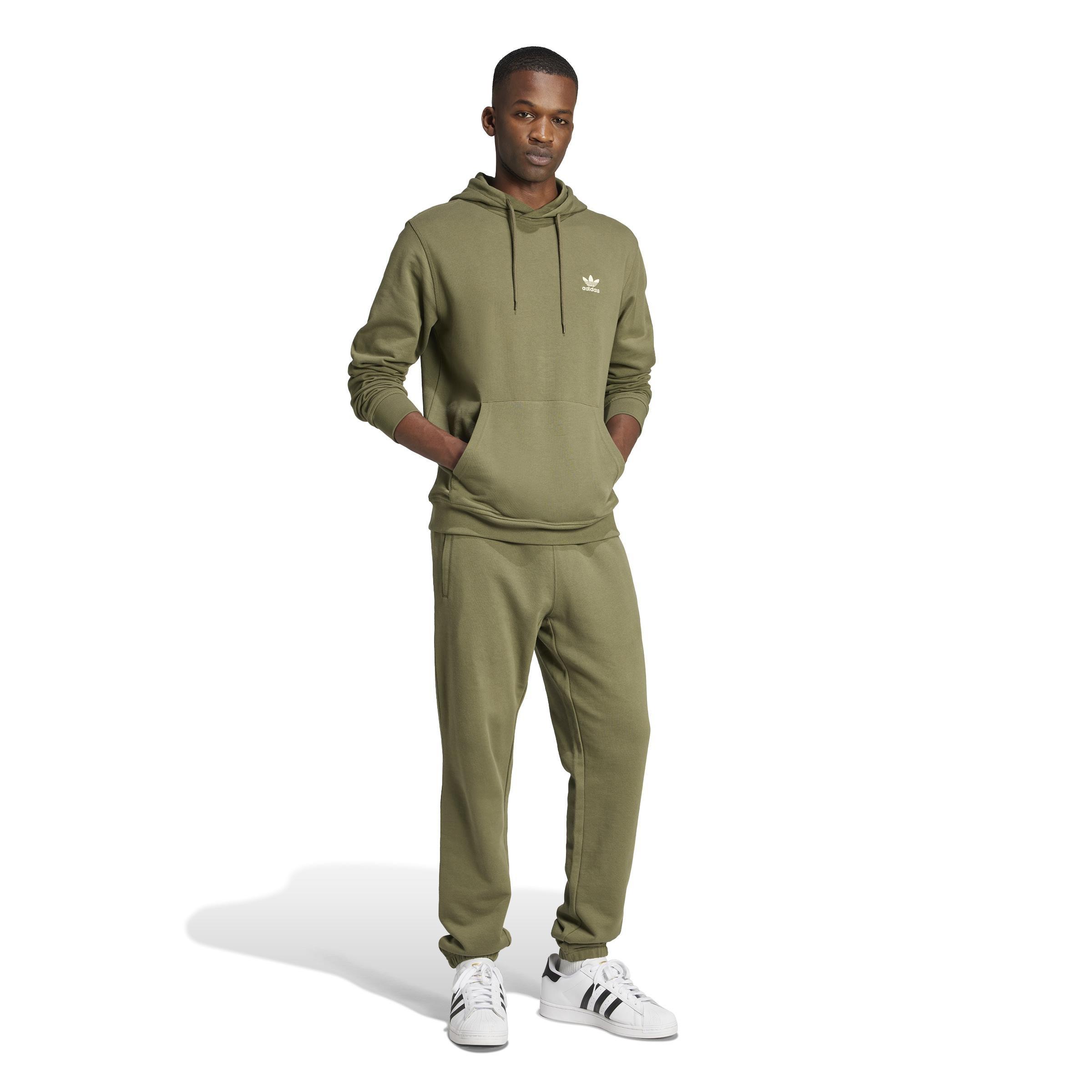 Trefoil Essentials Hoodie, Green, , large image number 12