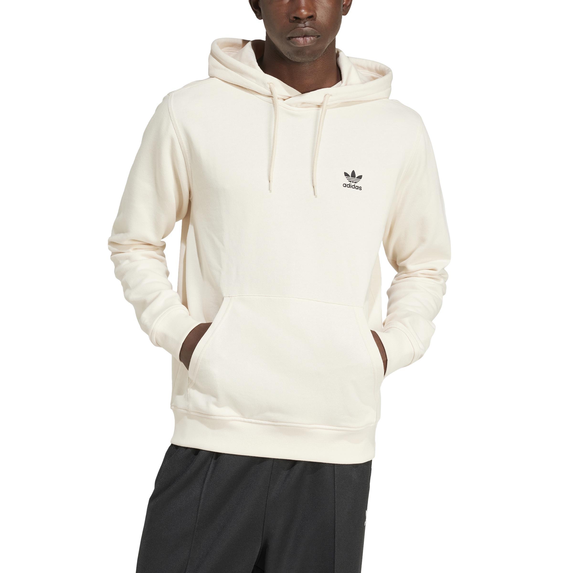 Trefoil Essentials Hoodie, White, A901_ONE, large image number 0