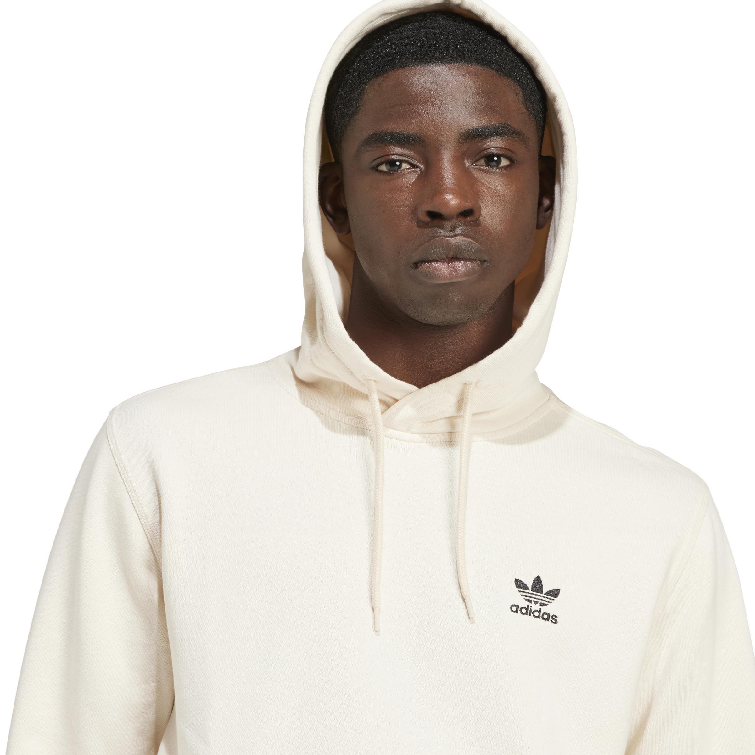 Trefoil Essentials Hoodie, White, A901_ONE, large image number 5