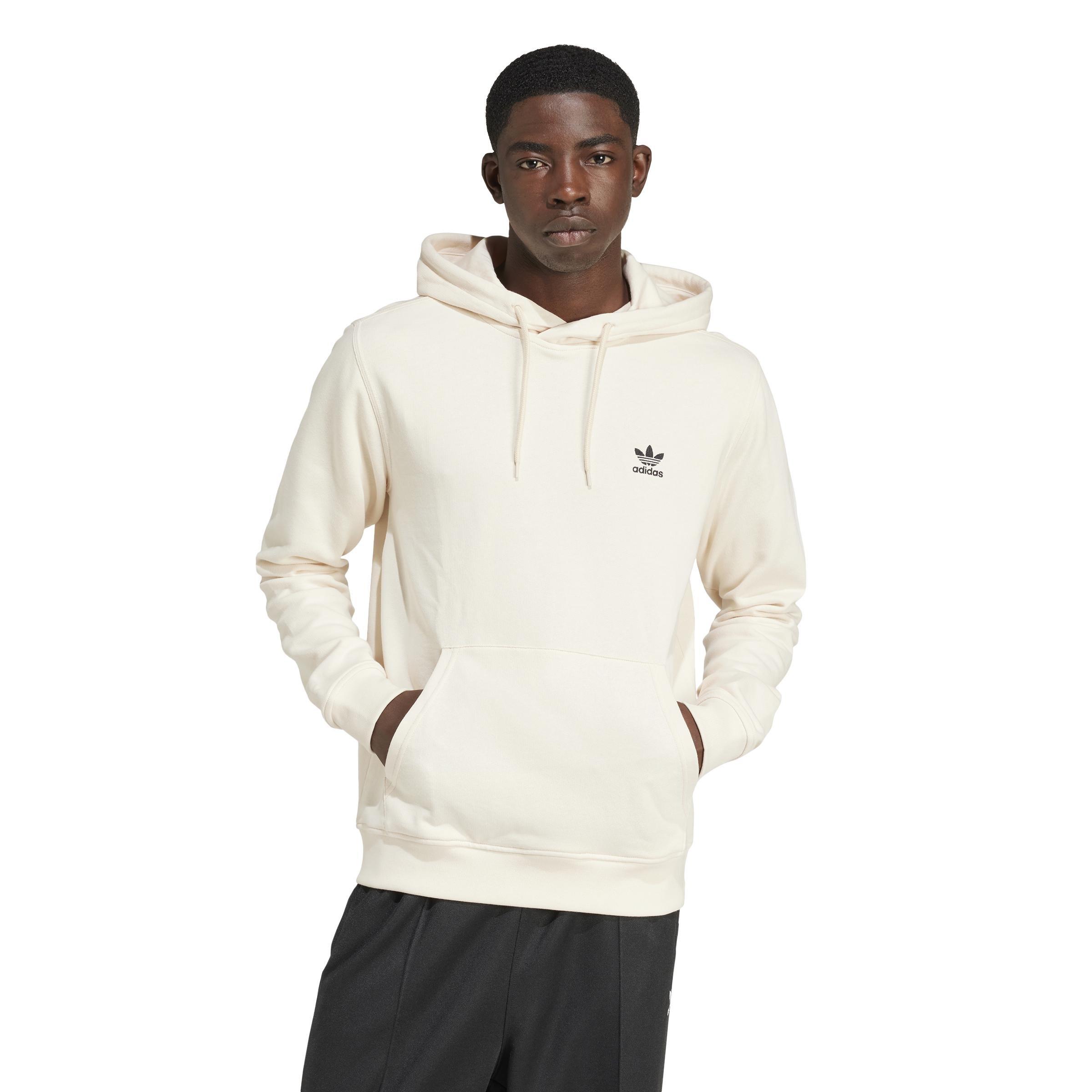 Trefoil Essentials Hoodie, White, , large image number 7