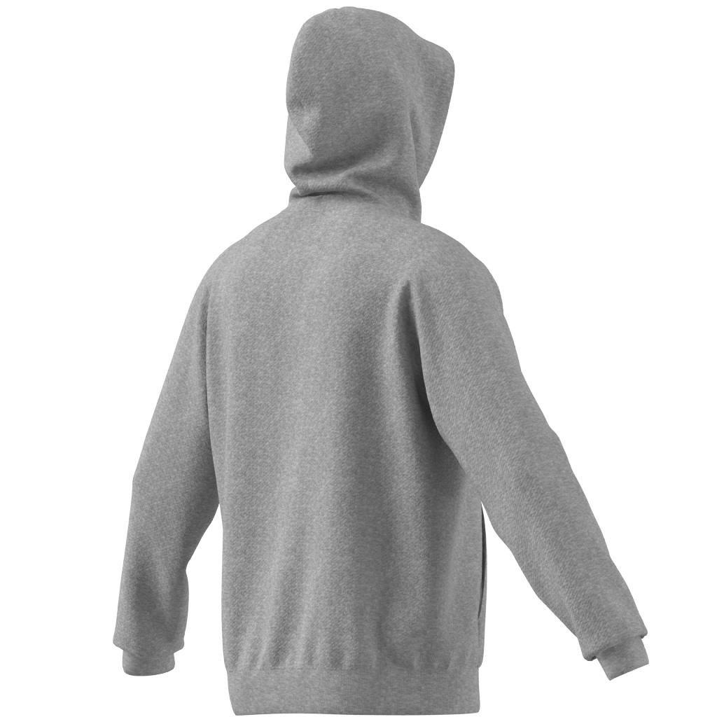 Trefoil Essentials Hoodie, Grey, , large image number 9
