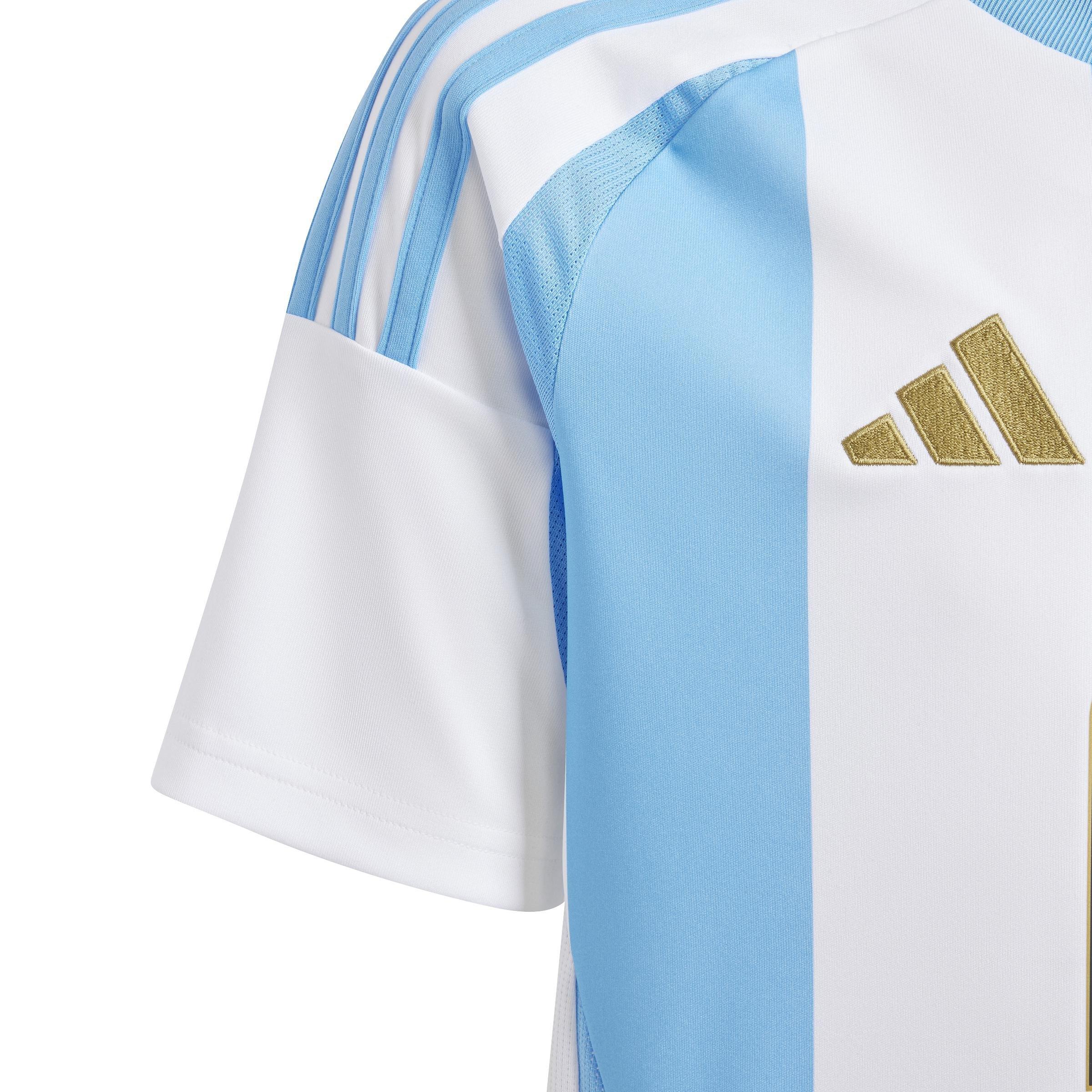 Unisex Kids Argentina 24 Messi Home Jersey, White, A901_ONE, large image number 4