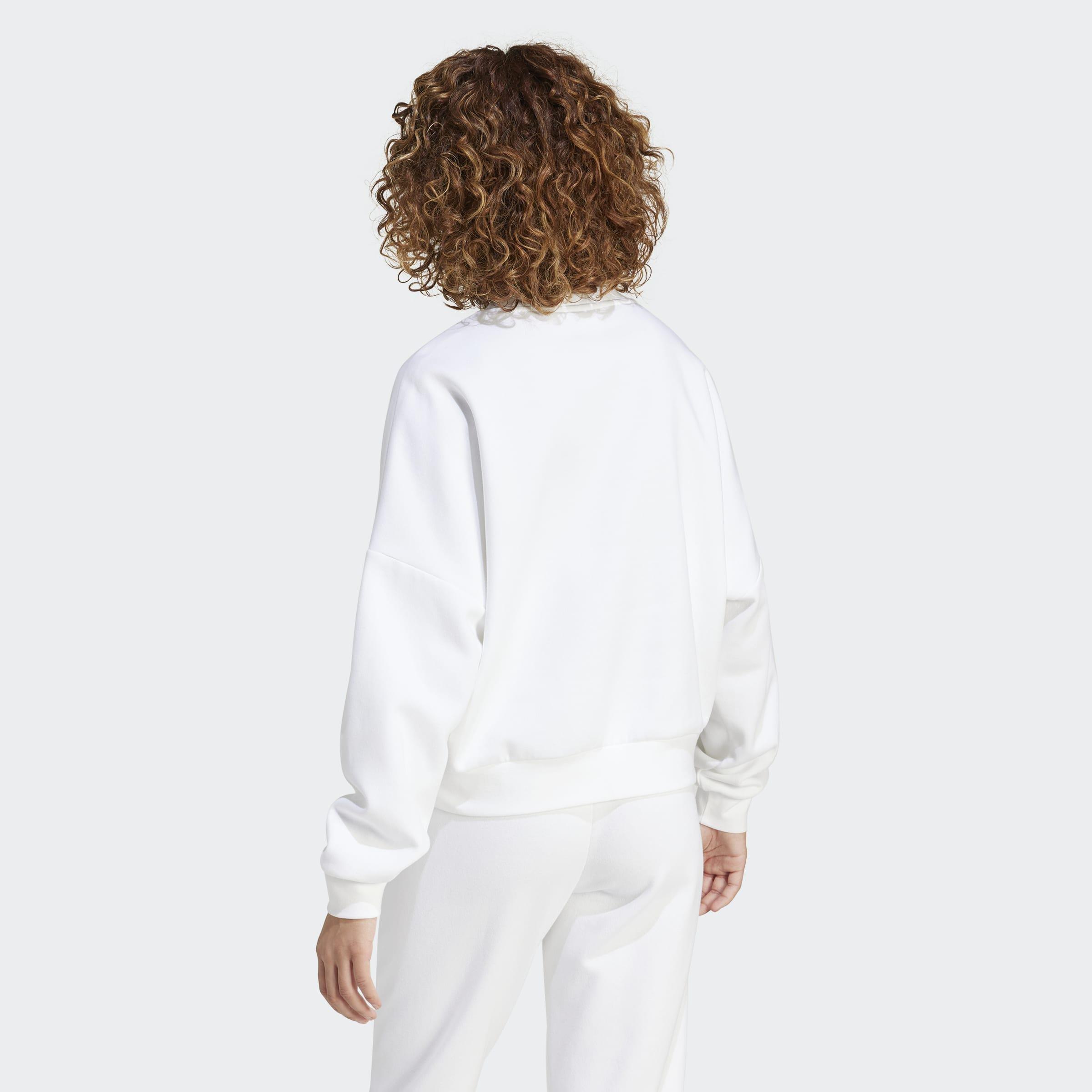 Essentials Small Logo Feel Cozy Sweatshirt, White, A901_ONE, large image number 2