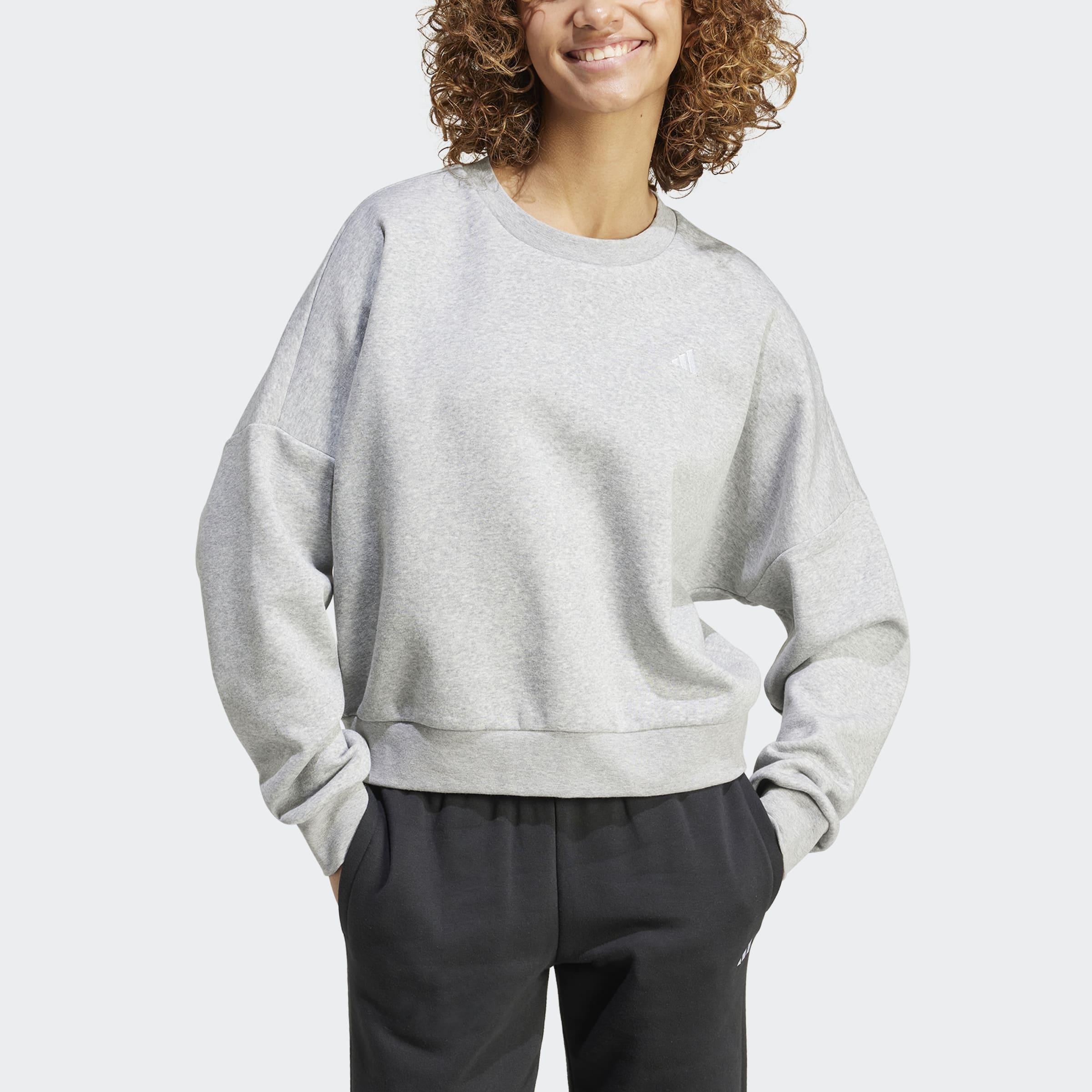 Essentials Small Logo Feel Cozy Sweatshirt, Grey