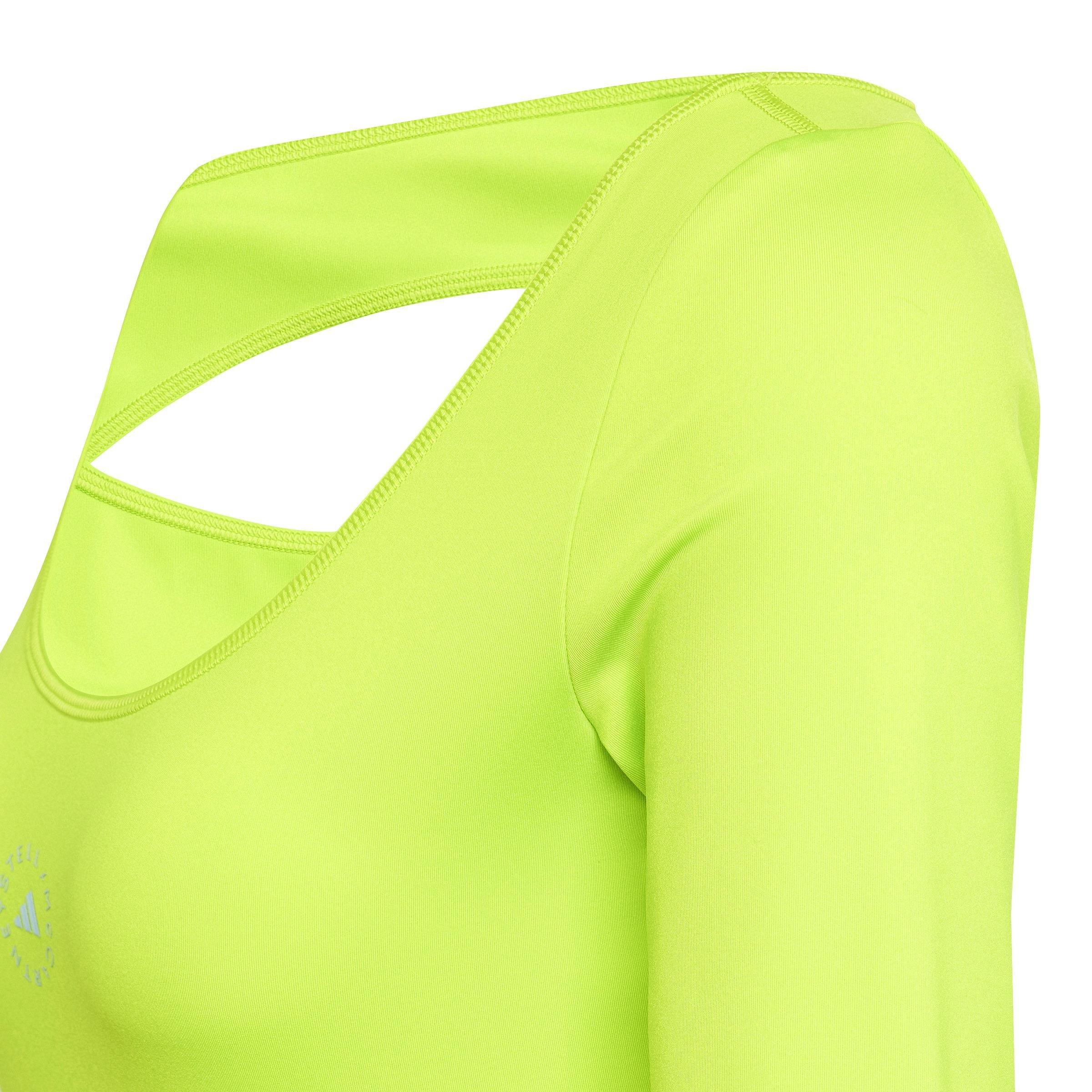 adidas by Stella McCartney Crop Top, Green, A901_ONE, large image number 5