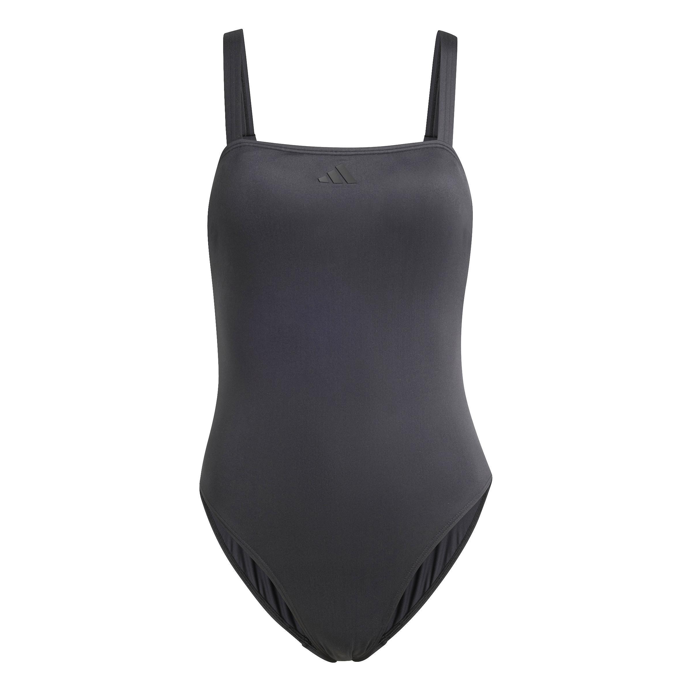 Iconisea Padded U-Back Swimsuit, Black, A901_ONE, large image number 1