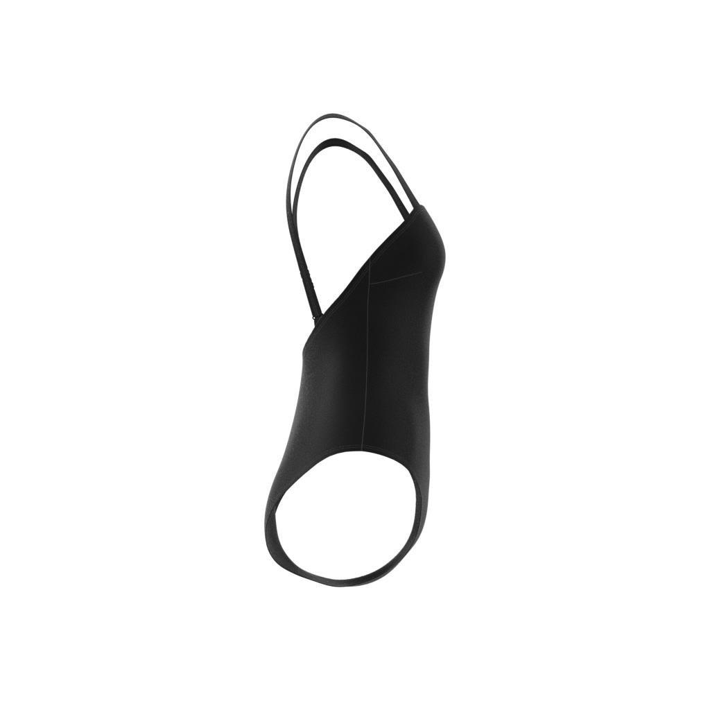 Iconisea Padded U-Back Swimsuit, Black, A901_ONE, large image number 7